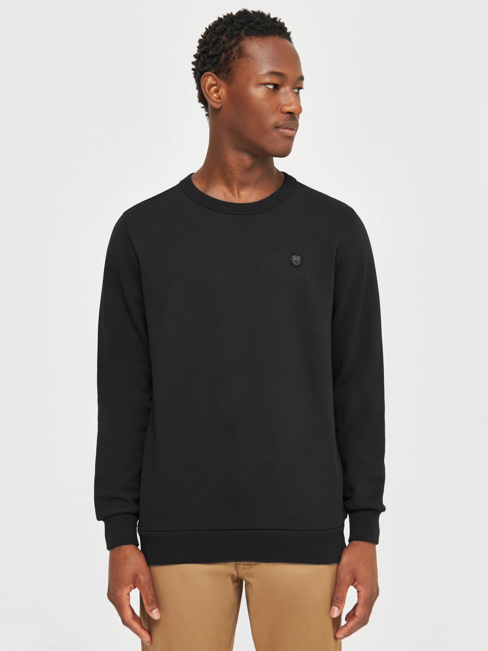 Basic badge sweat - Black Jet - Image 2