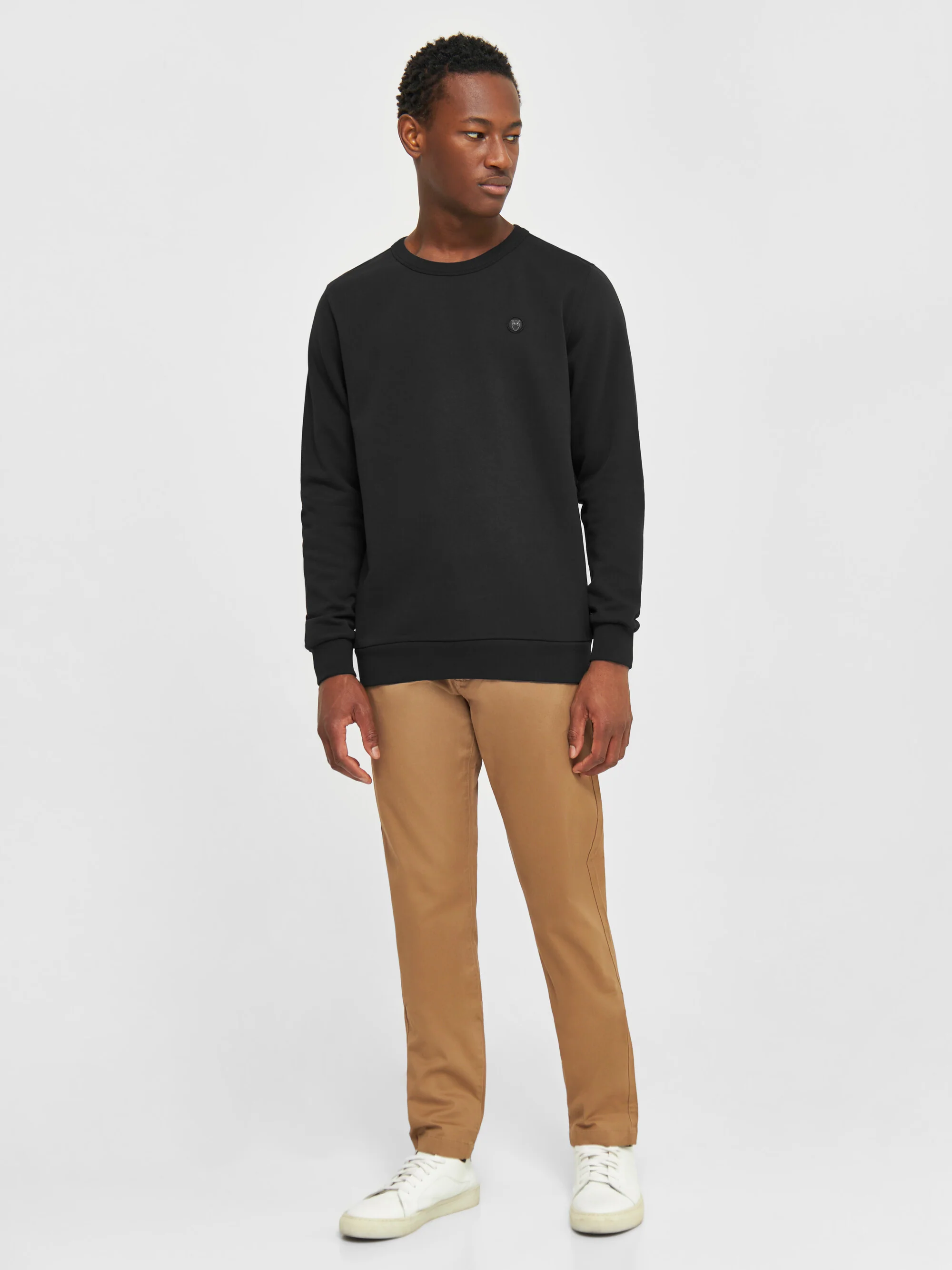 Basic badge sweat - Black Jet - Image 5