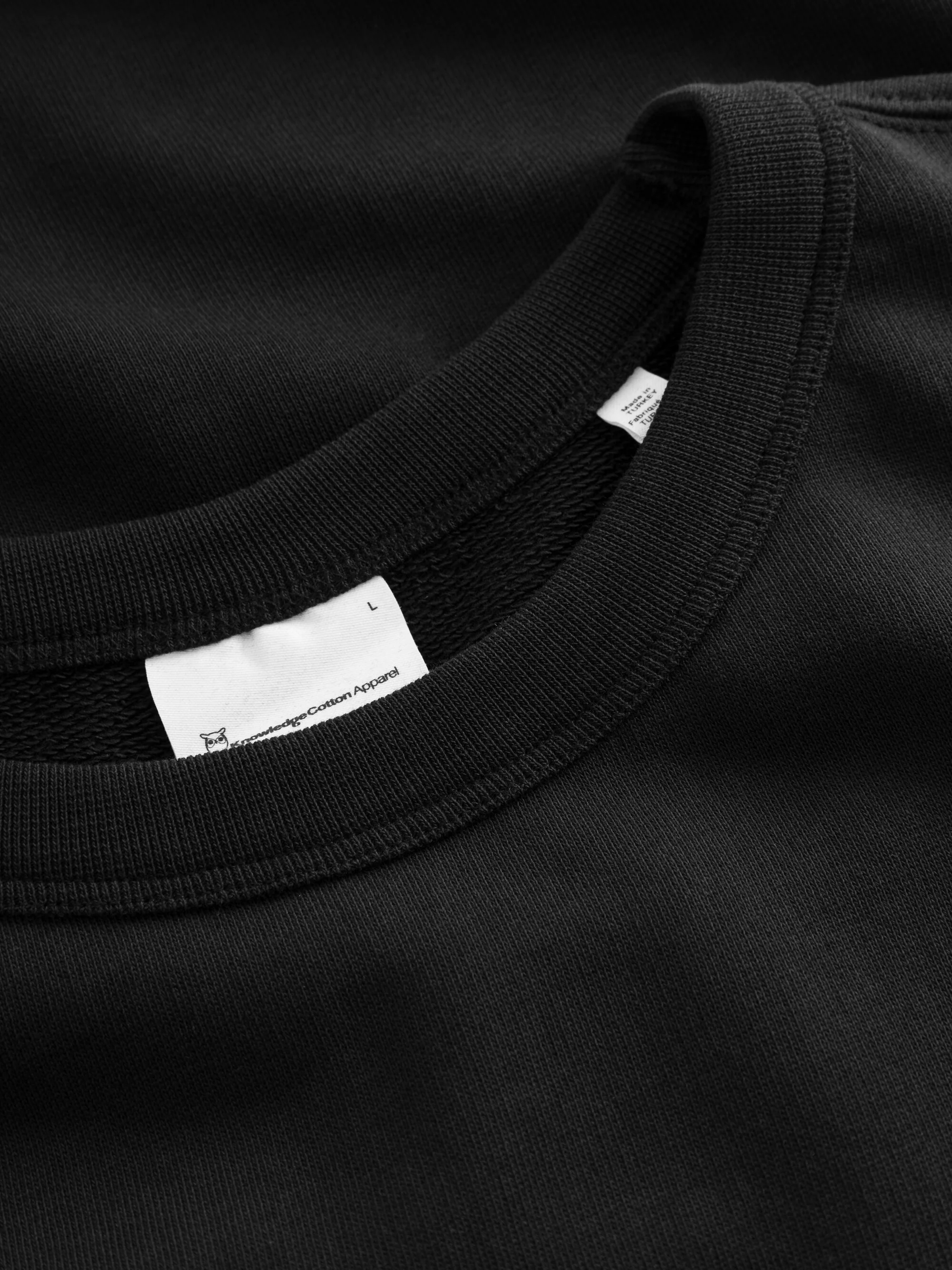 Basic badge sweat - Black Jet - Image 9