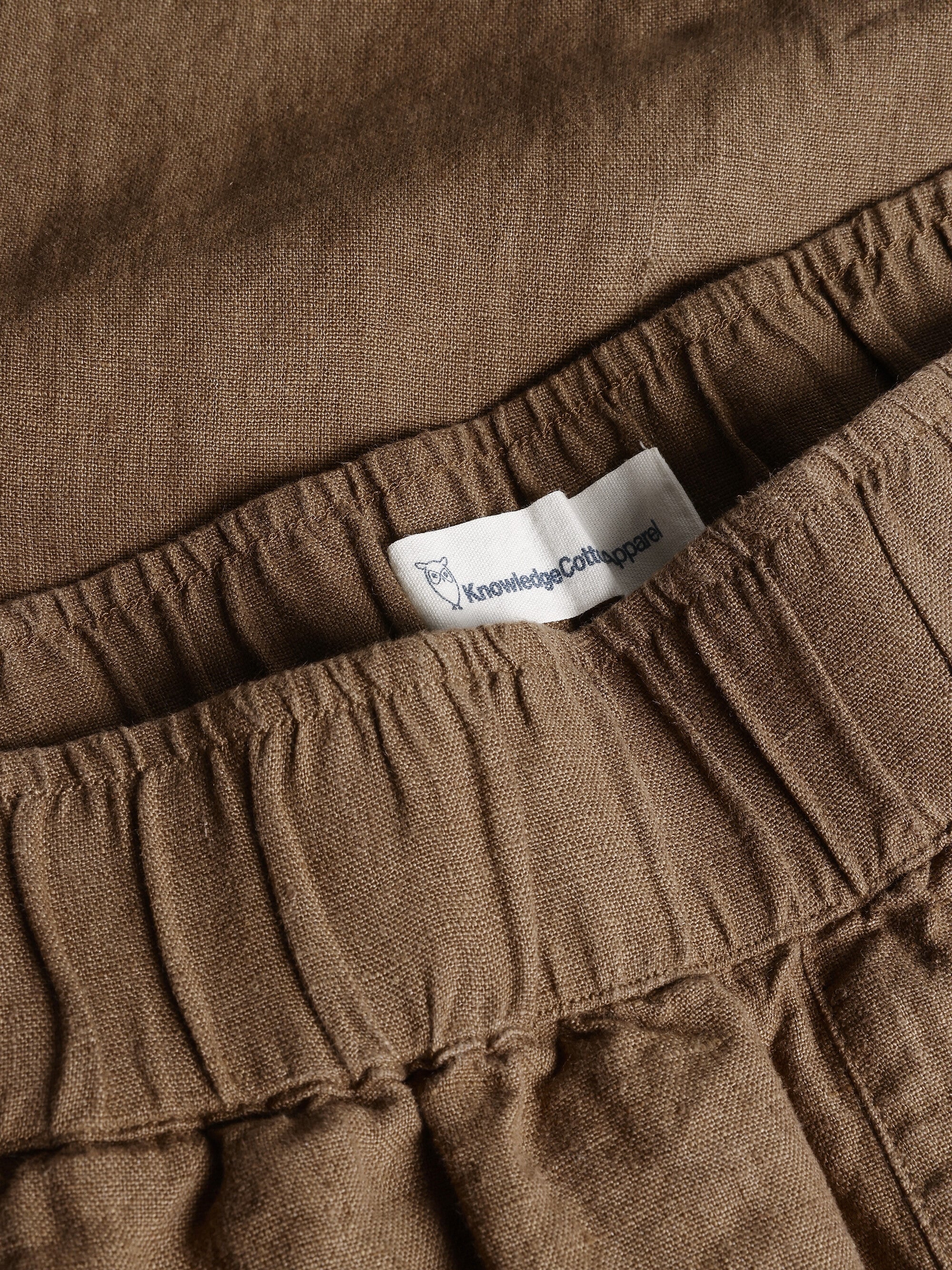 Eve wide linen culotte shorts - Tuffet - Image 2