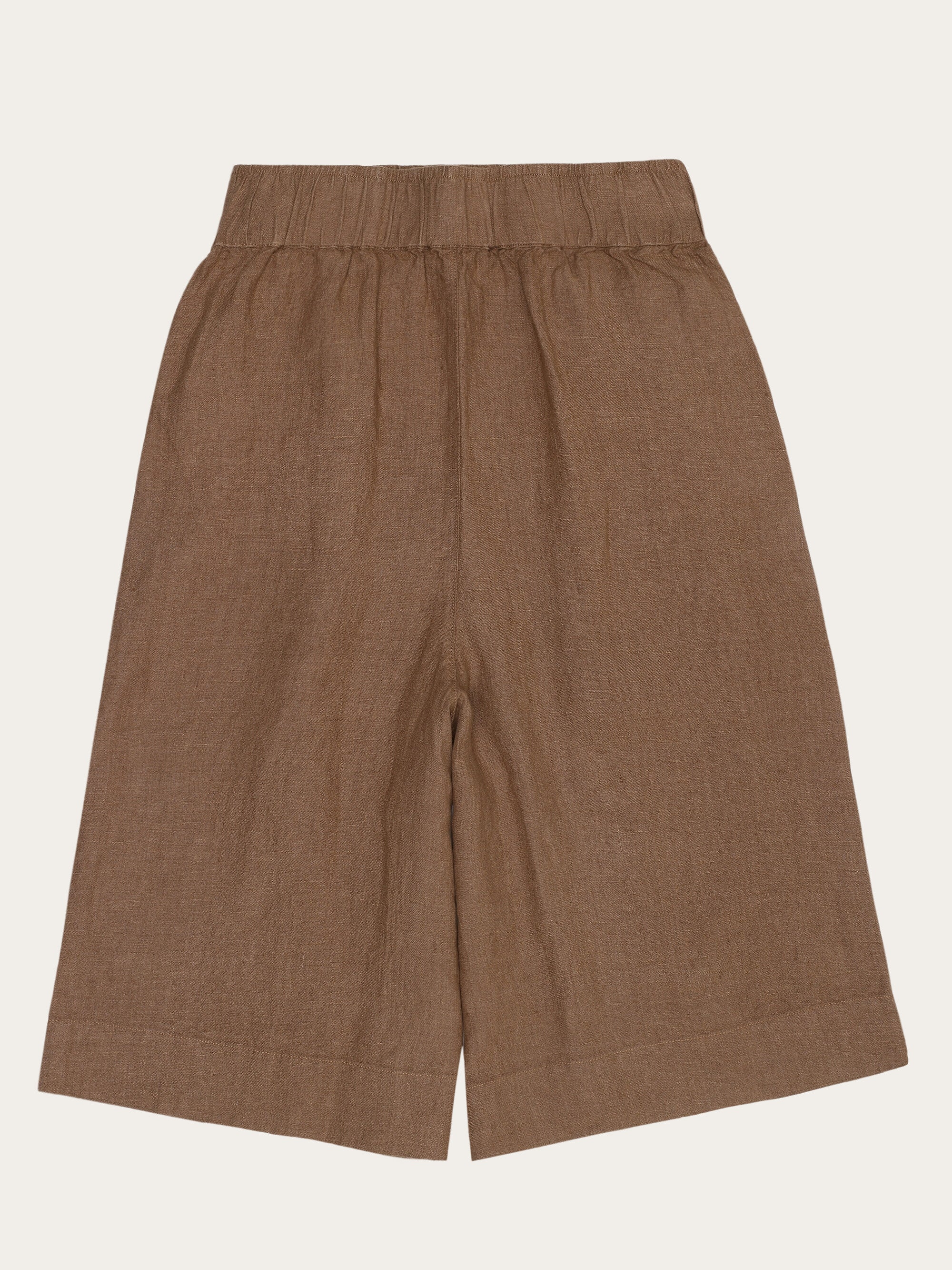 Eve wide linen culotte shorts - Tuffet - Image 3