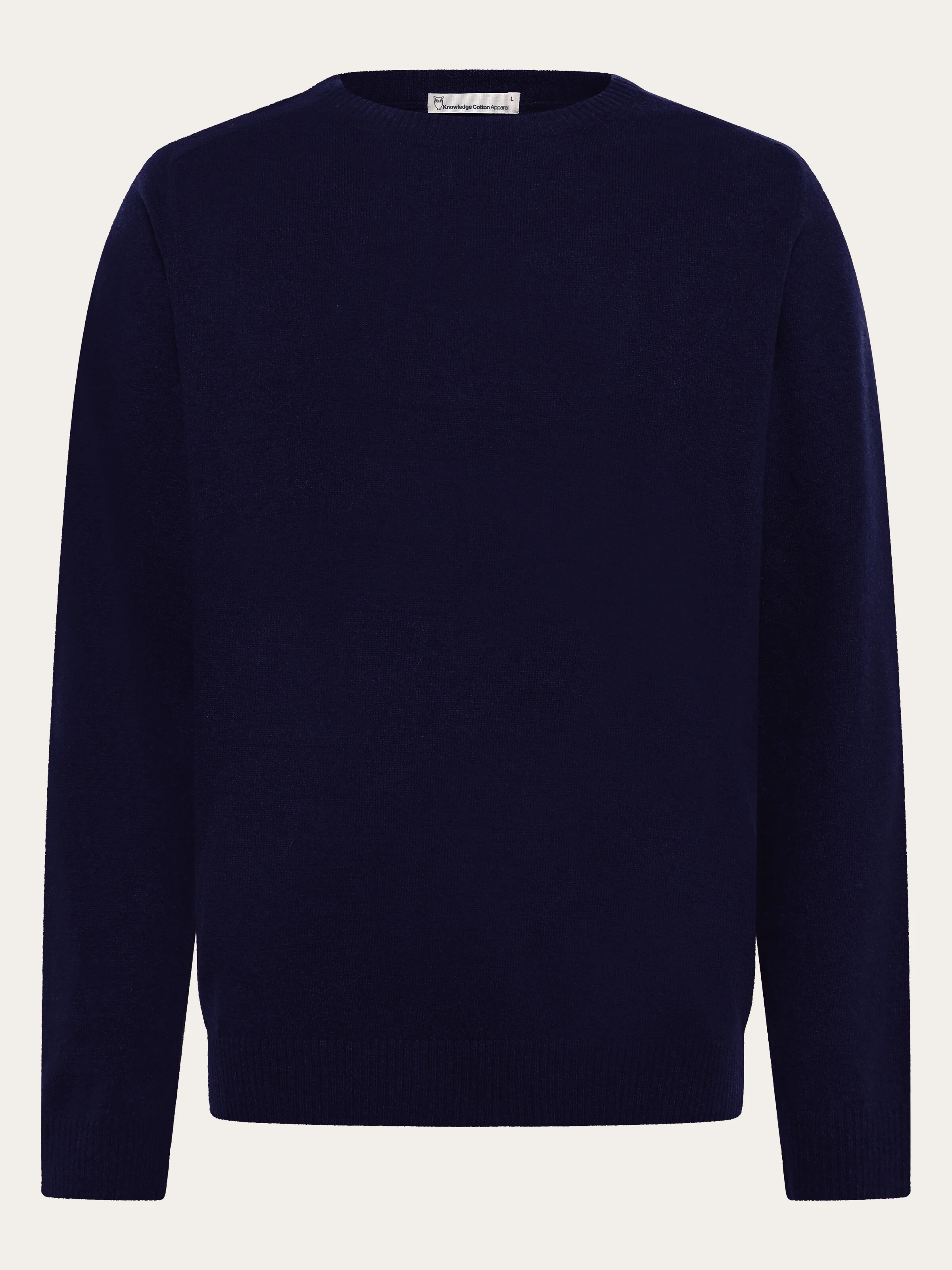 Basic o-neck knit - Total Eclipse
