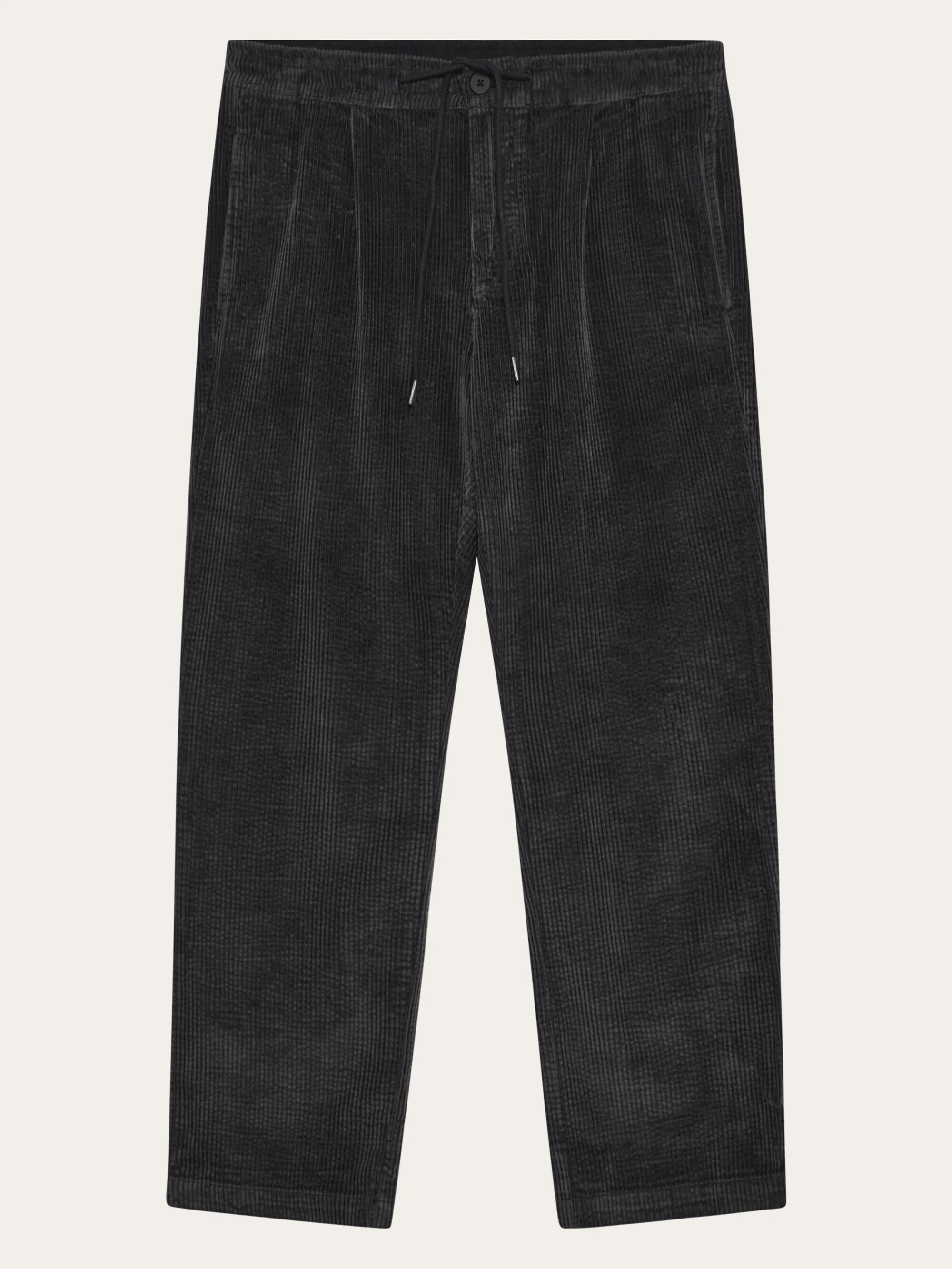 Fig comfort corduroy pants - Black Jet