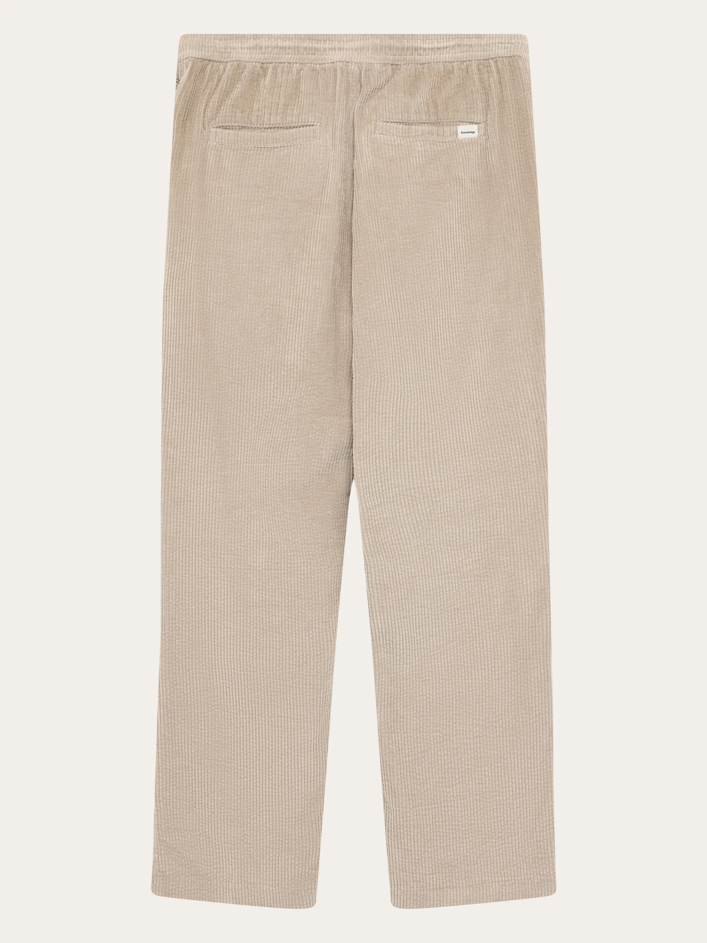 Fig comfort corduroy pants - Light feather gray - Image 3