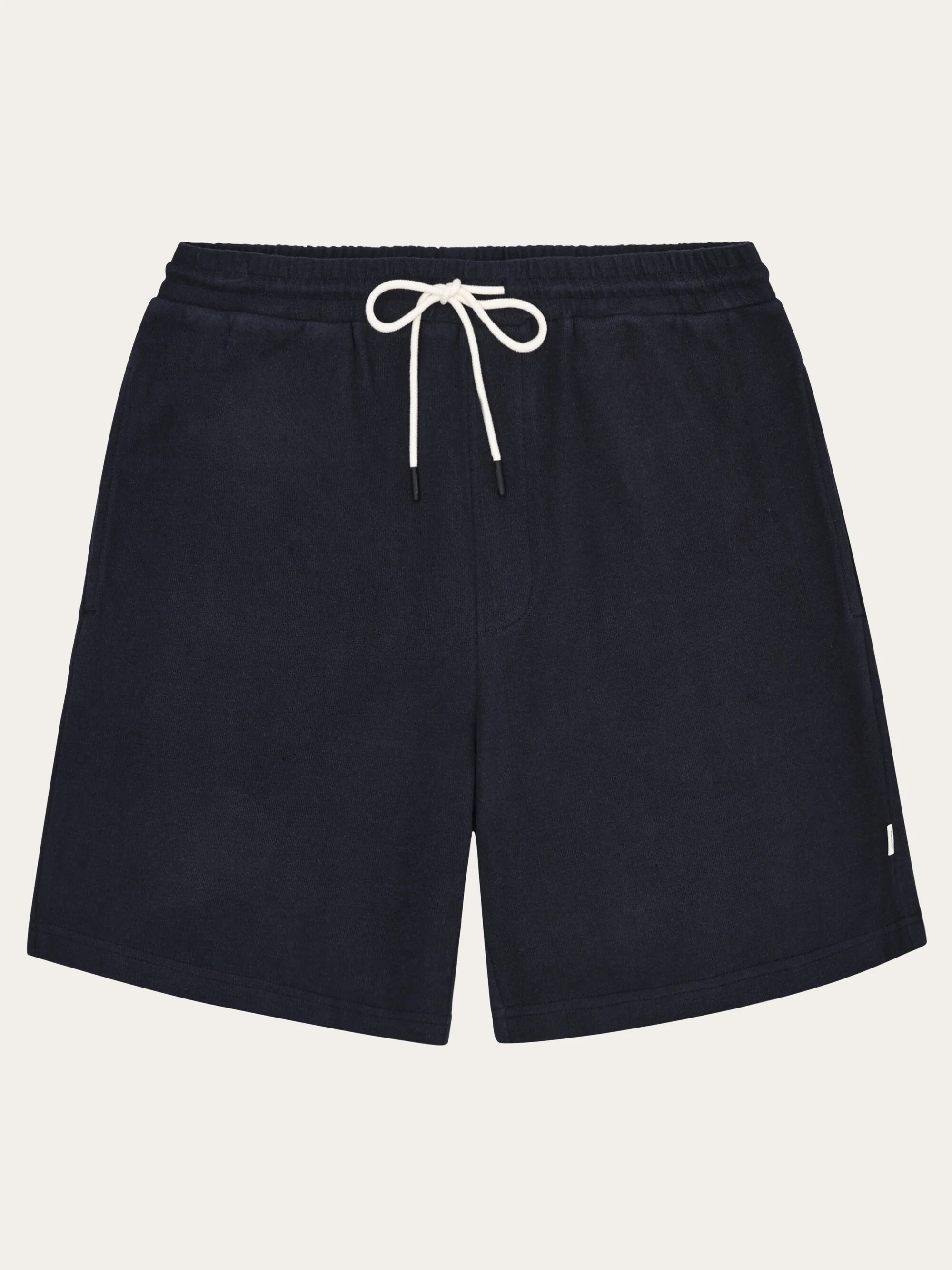 Fig loose bouclé shorts - Night Sky