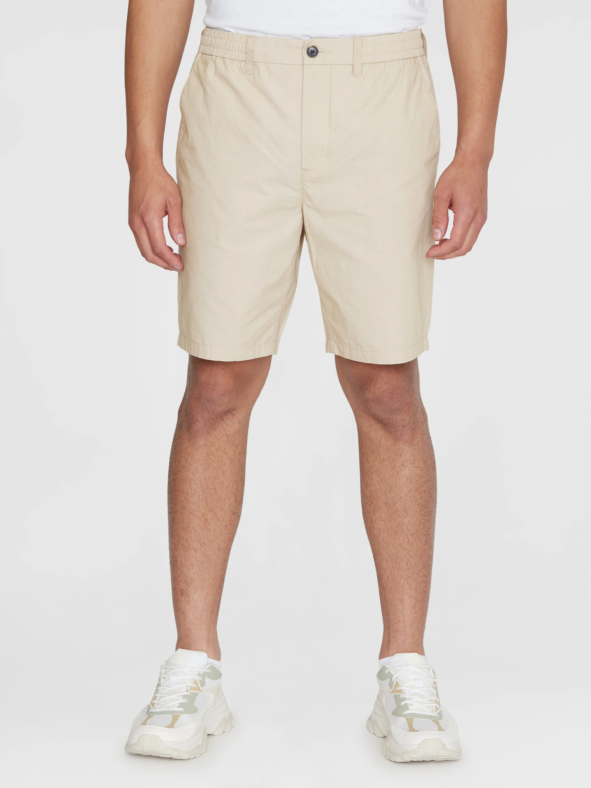 Fig comfort poplin shorts - Light feather gray - Image 2