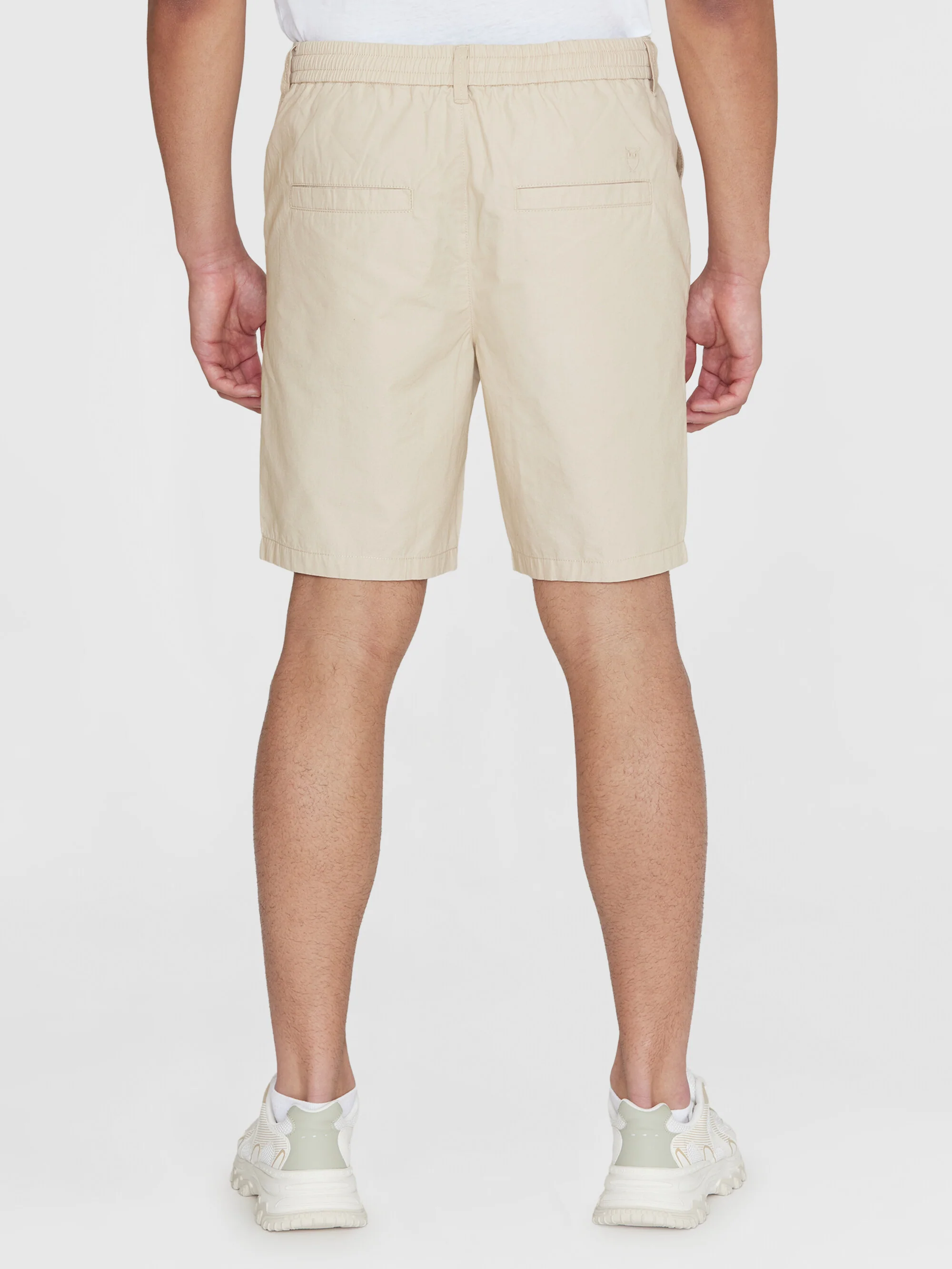 Fig comfort poplin shorts - Light feather gray - Image 3
