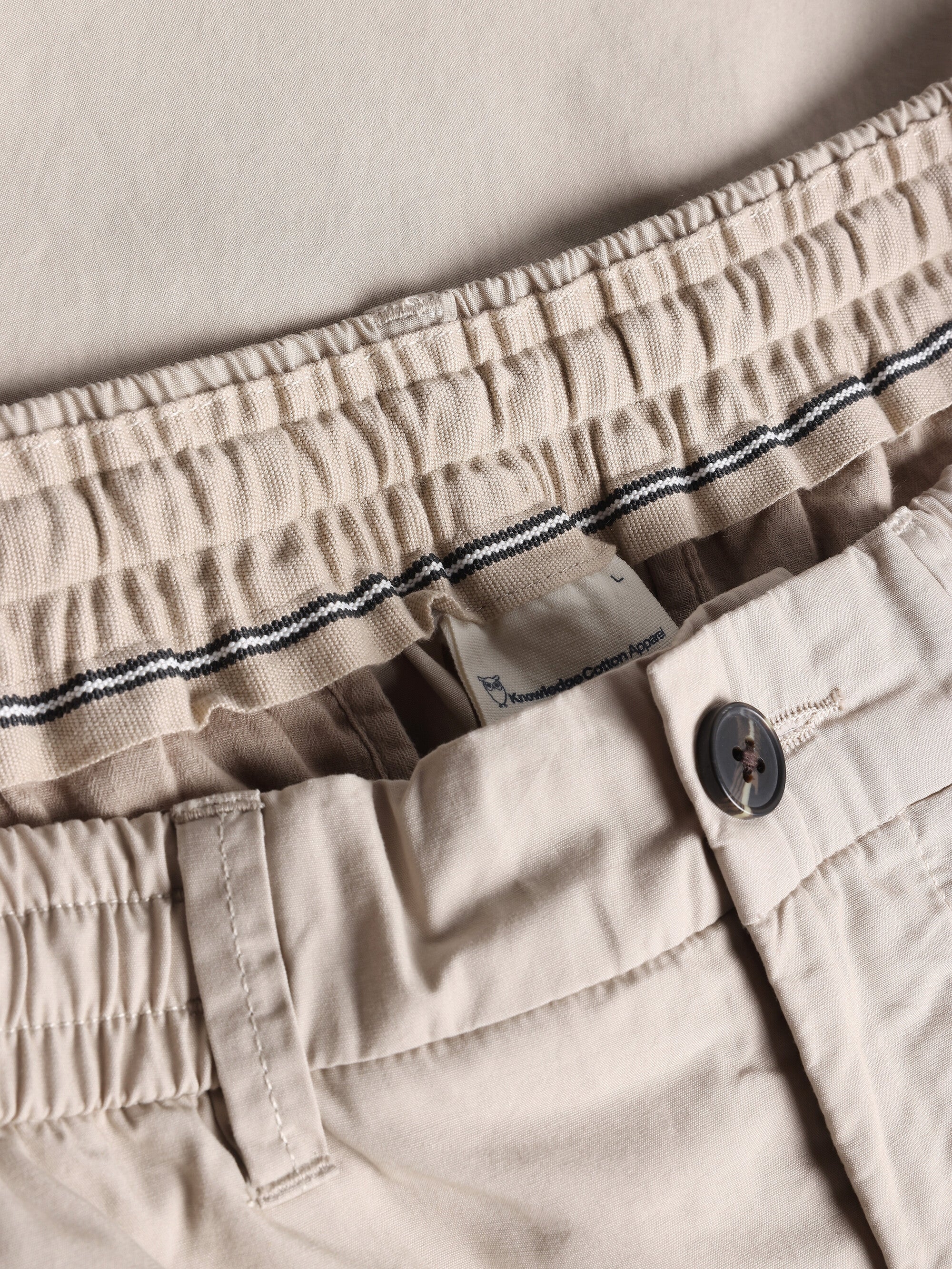 Fig comfort poplin shorts - Light feather gray - Image 5