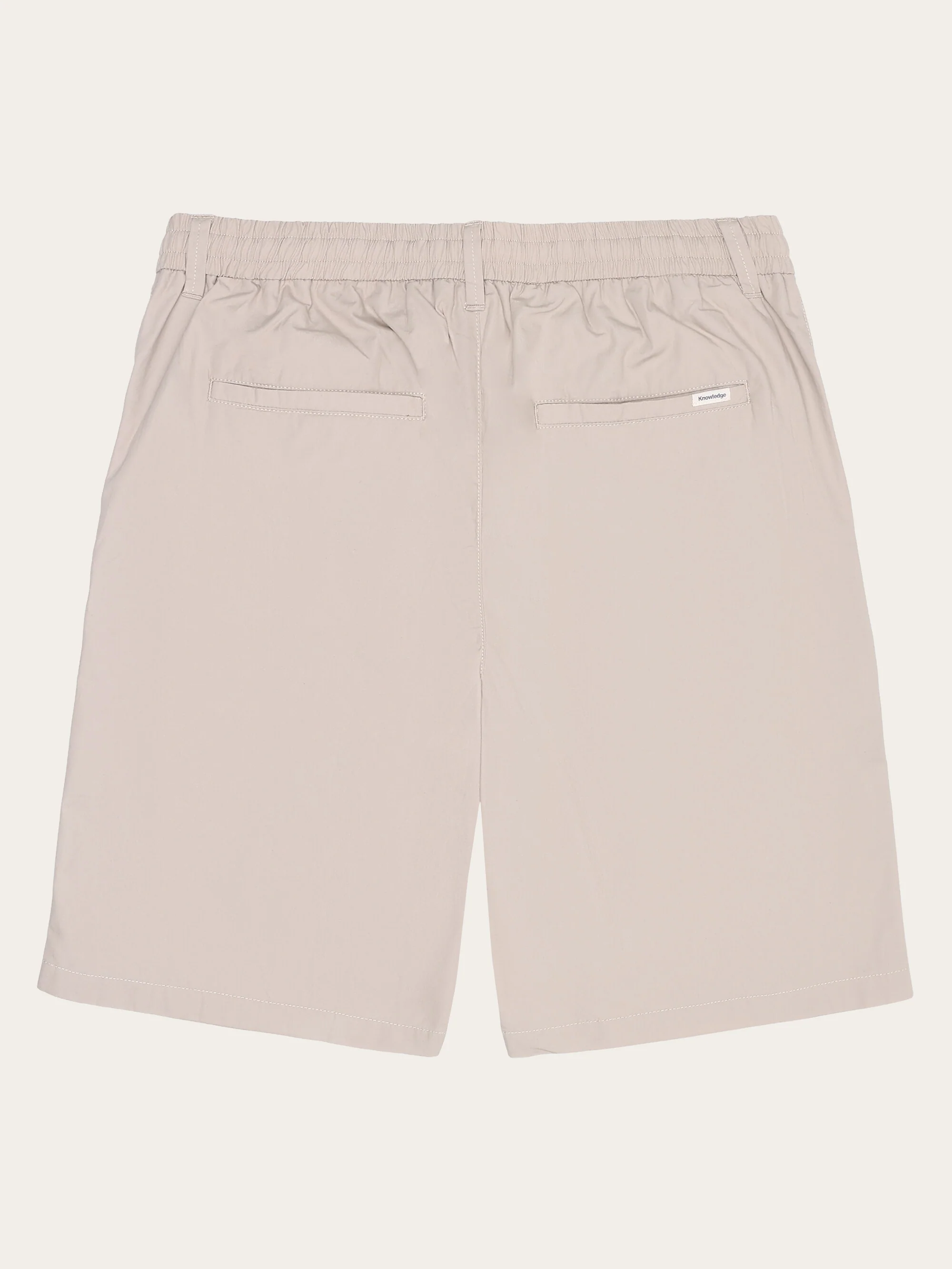 Fig comfort poplin shorts - Light feather gray - Image 6