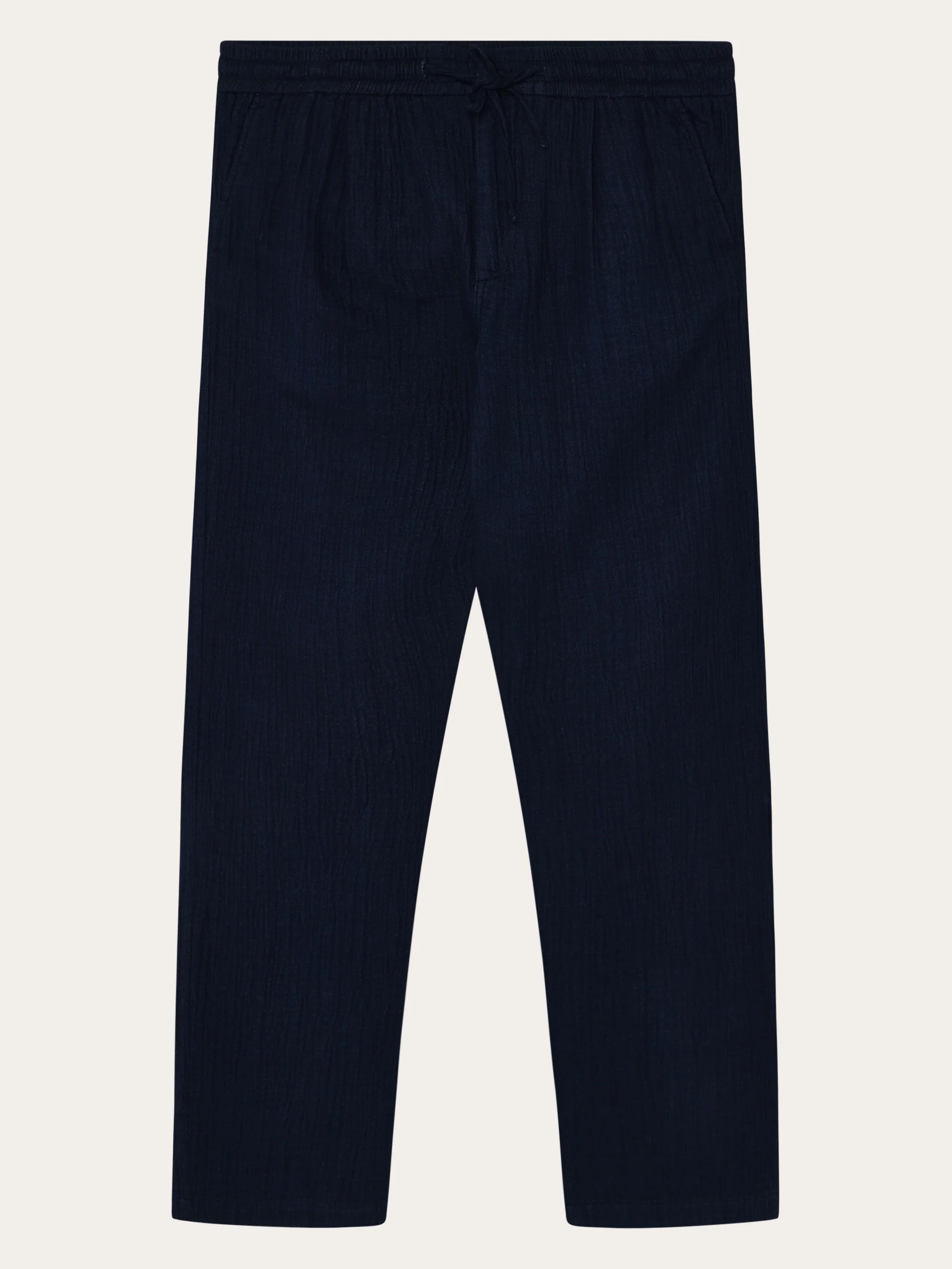 Fig loose dobby pants - Indigo
