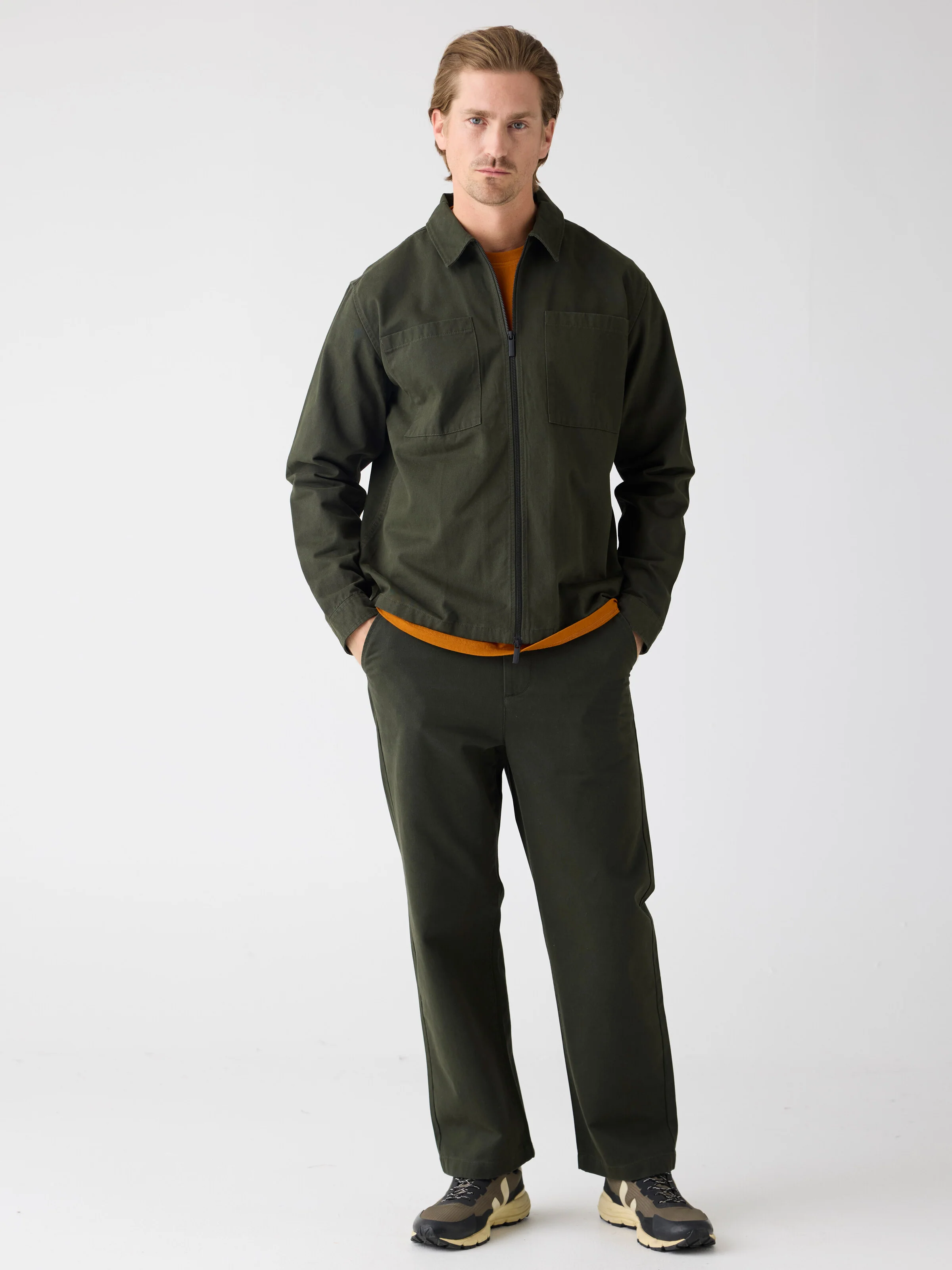 Flint wide chino pants - Forrest Night - Image 2