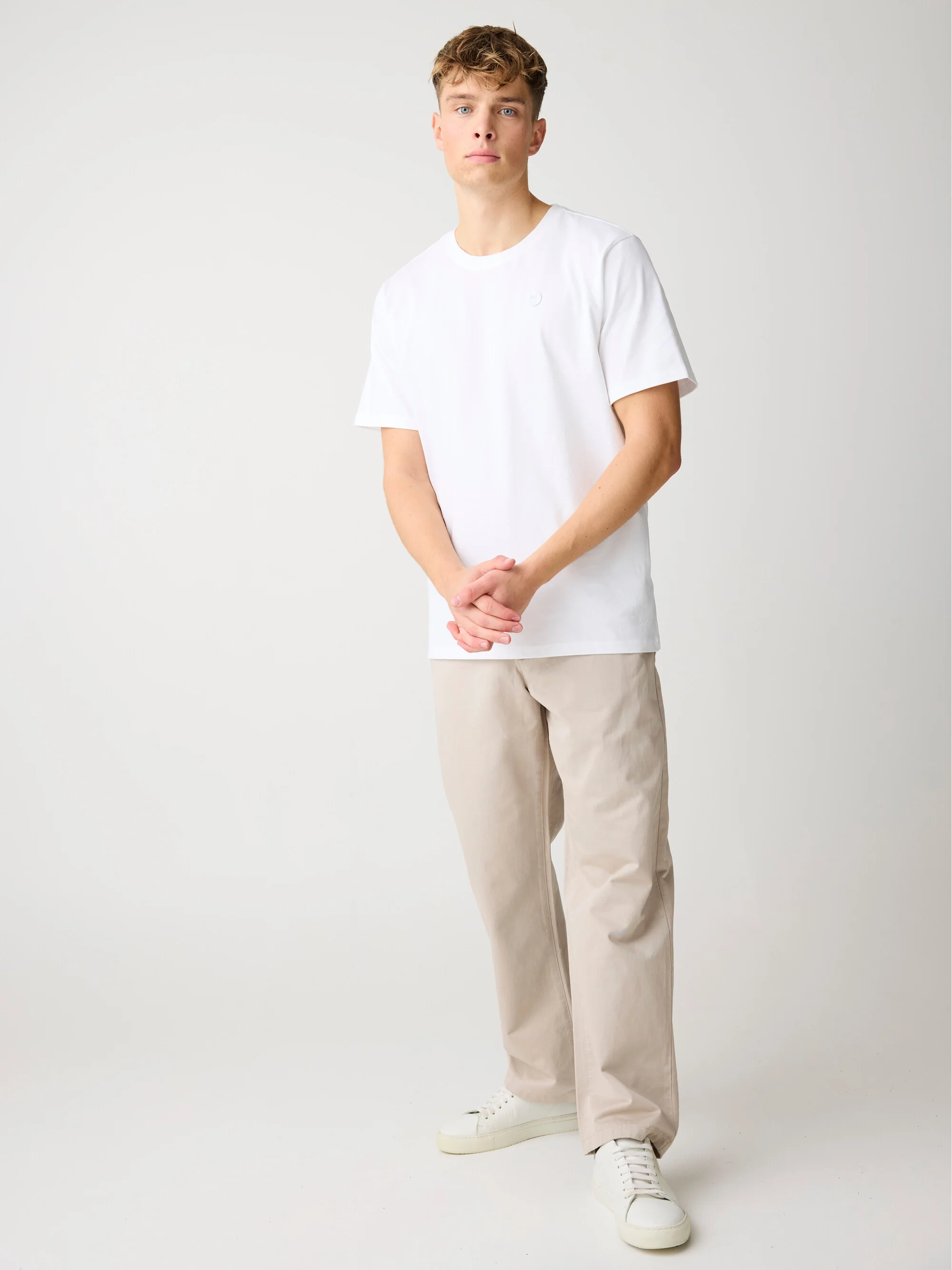 Flint wide chino pants - Light feather gray - Image 2