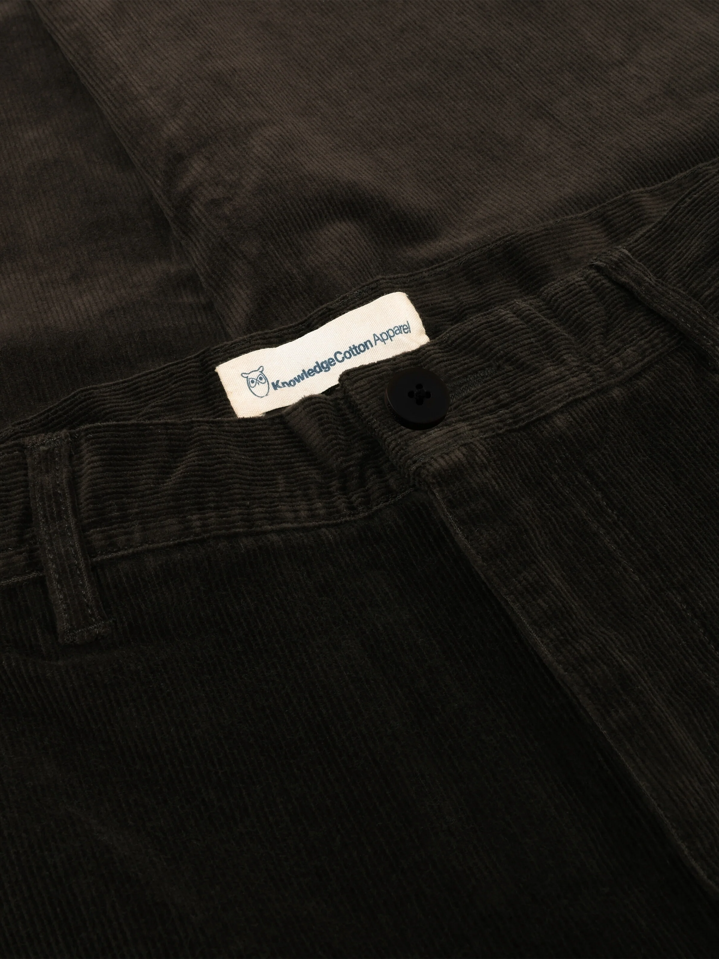 FLINT wide corduroy chino pants - Chocolate Torte - Image 3