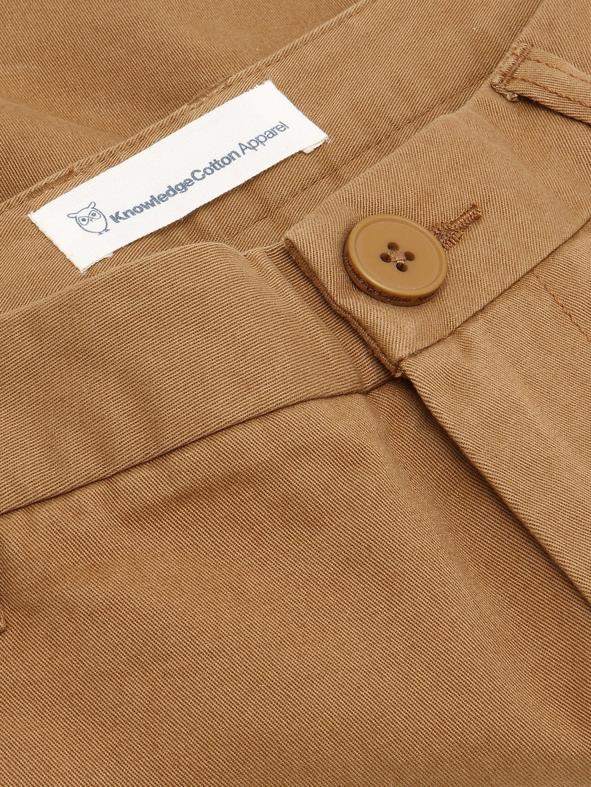 GALE boyfriend mid-rise twill chino shorts - GOTS/Vegan - Tuffet - Image 2