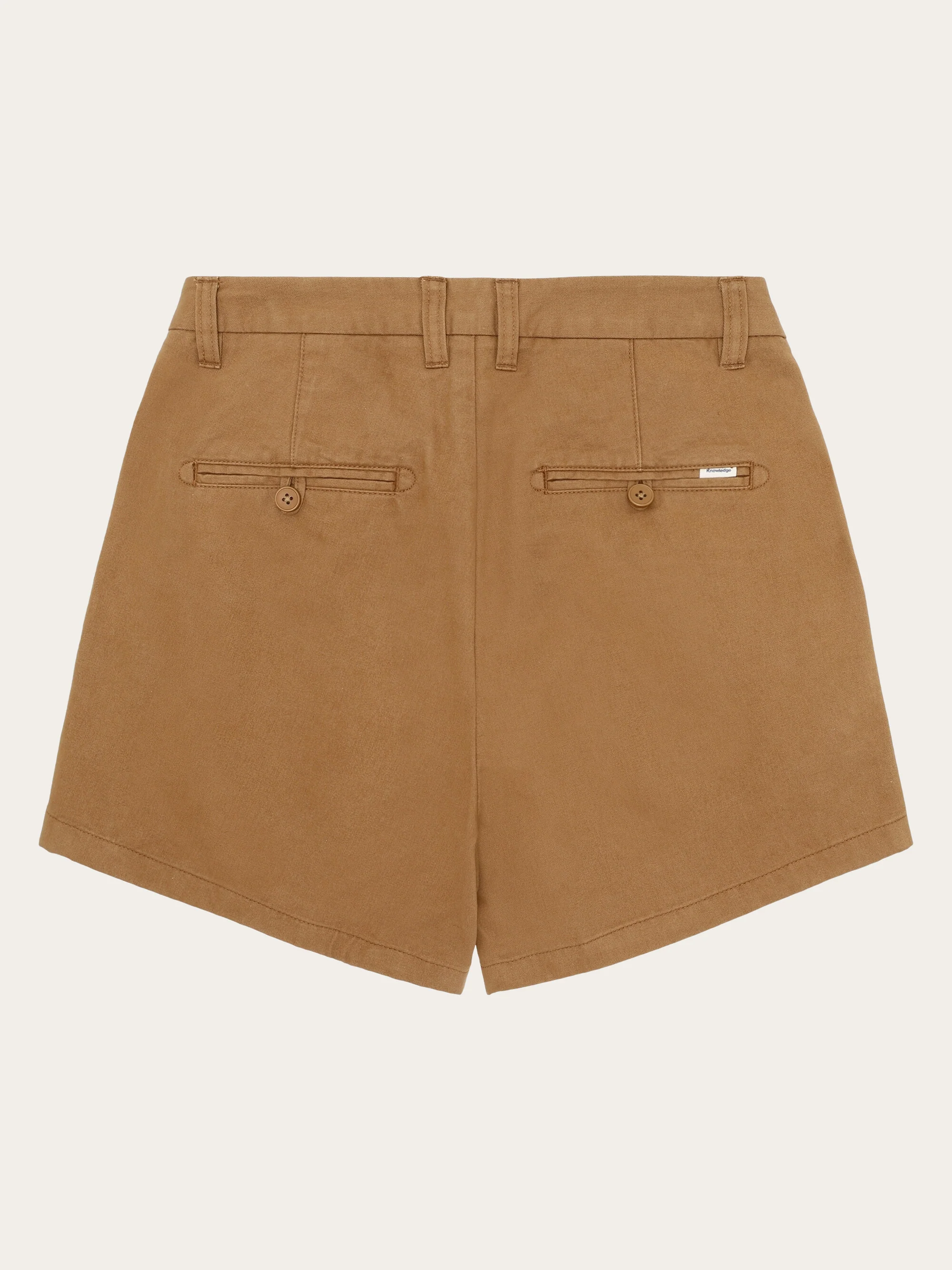 GALE boyfriend mid-rise twill chino shorts - GOTS/Vegan - Tuffet - Image 3