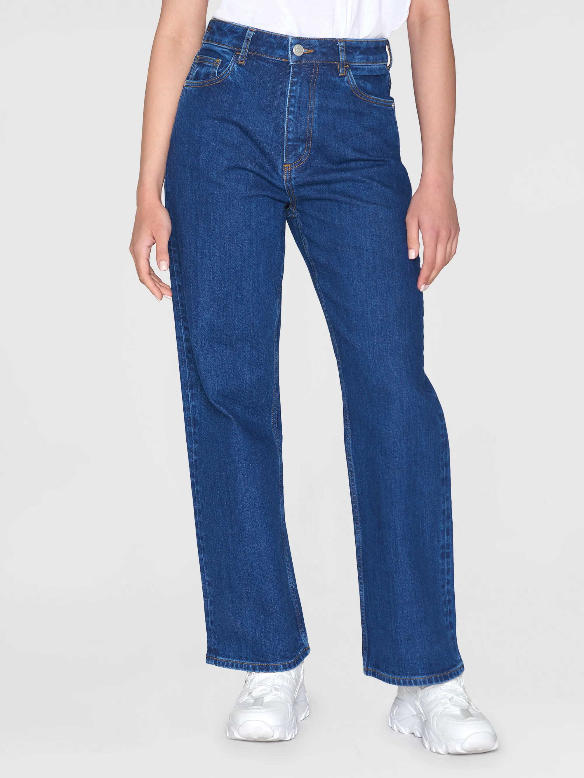 Organic Cotton Gale Jeans GOTS - Medium Blue - Image 4
