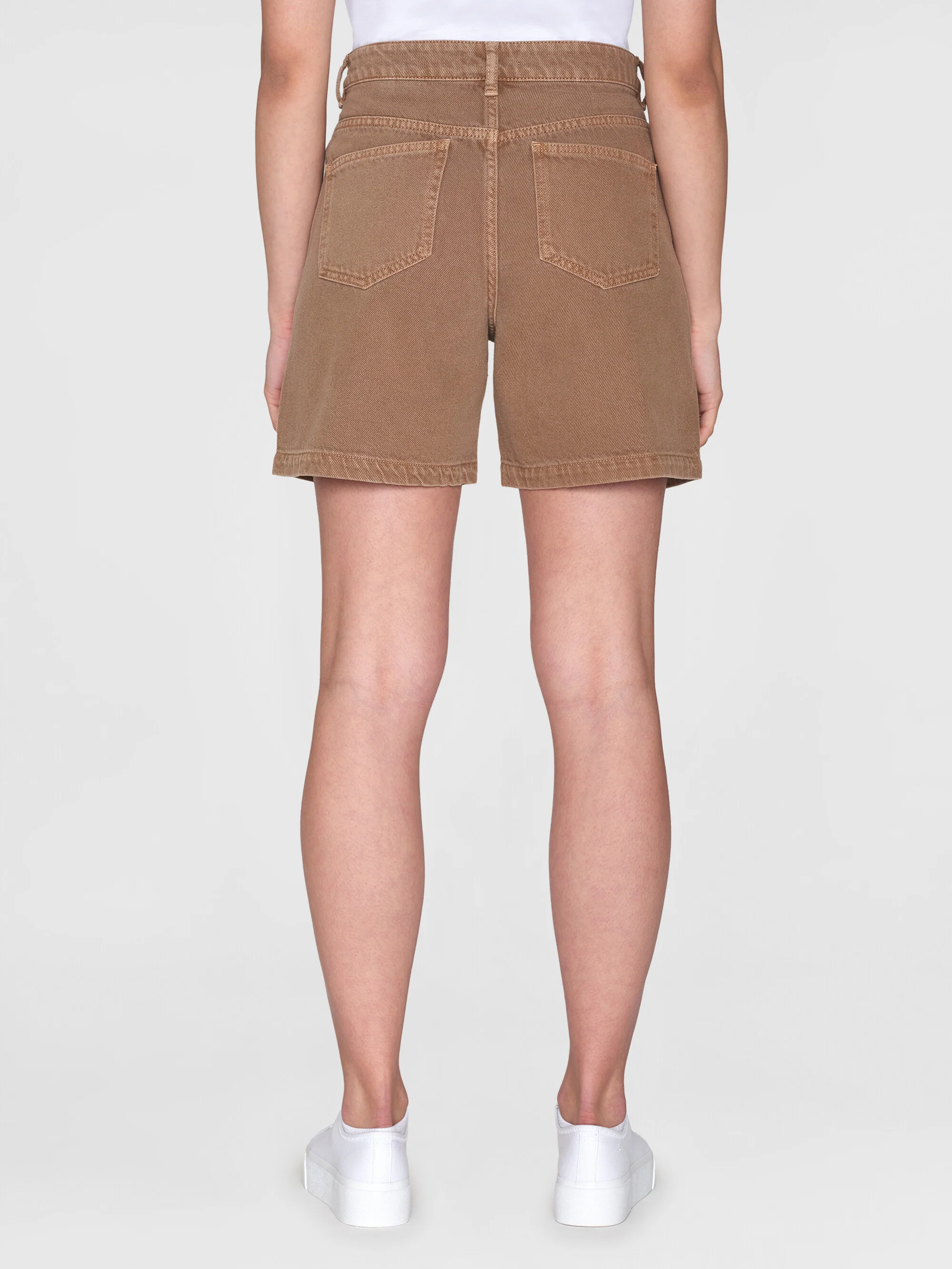 Gale straight twill shorts - Tiramisu - Image 3