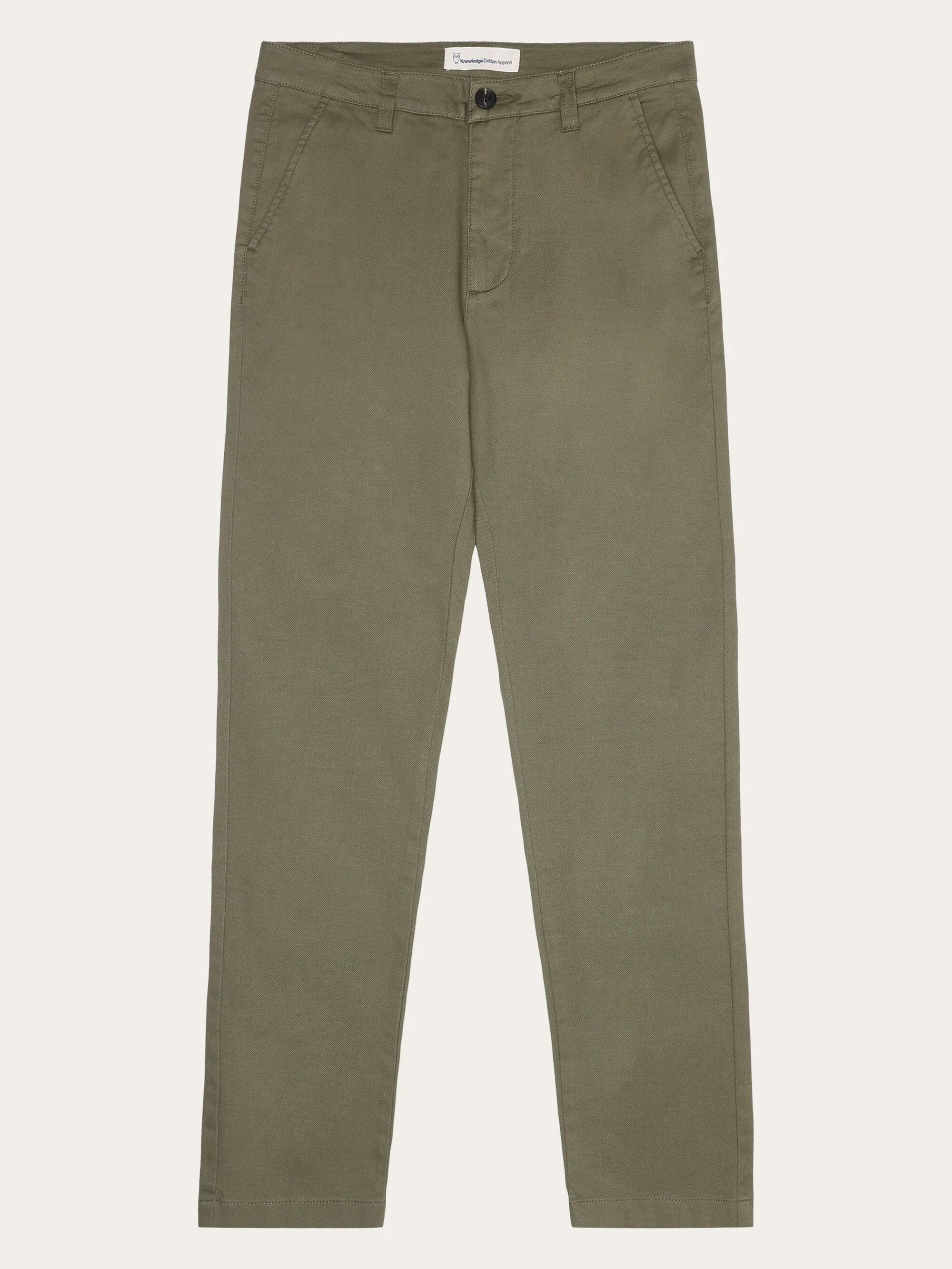 Iris slim pique pant - Burned Olive