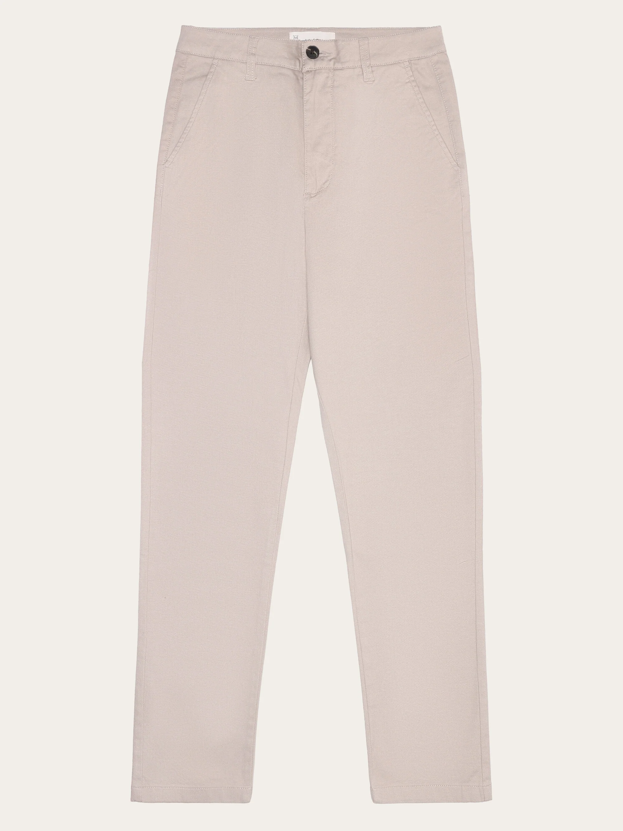 Iris slim pique pant - Light feather gray