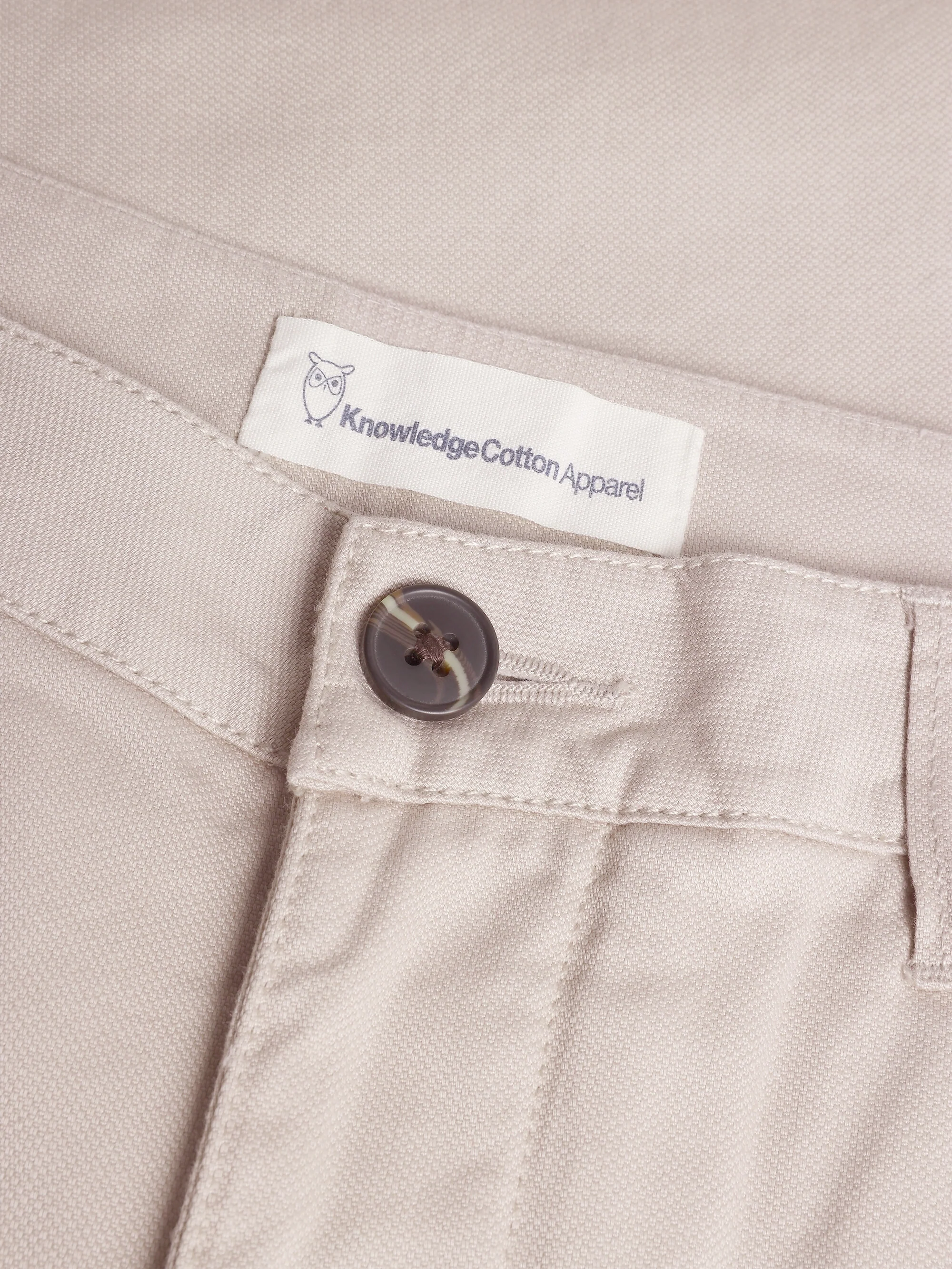 Iris slim pique pant - Light feather gray - Image 2