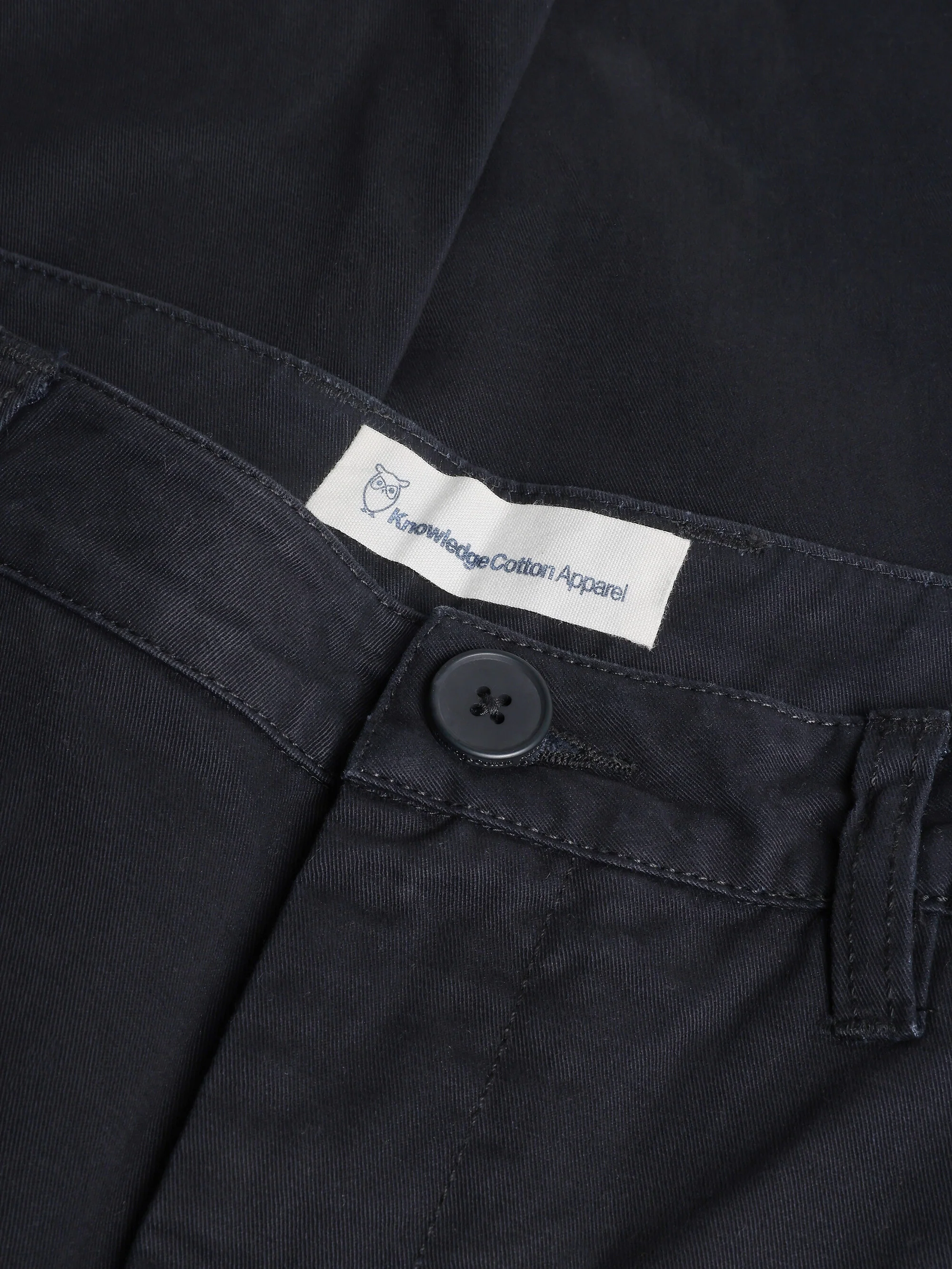 IRIS mom mid-rise twill chino - GOTS/Vegan - Black Jet - Image 2