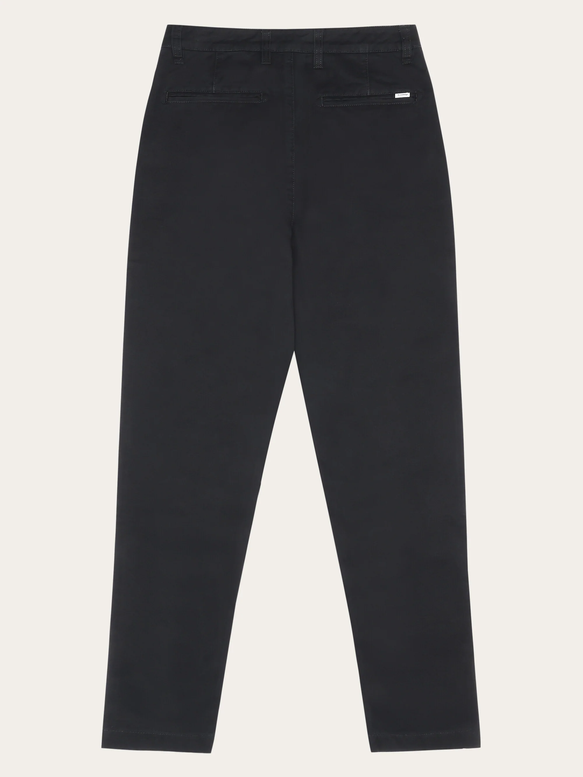 IRIS mom mid-rise twill chino - GOTS/Vegan - Black Jet - Image 3