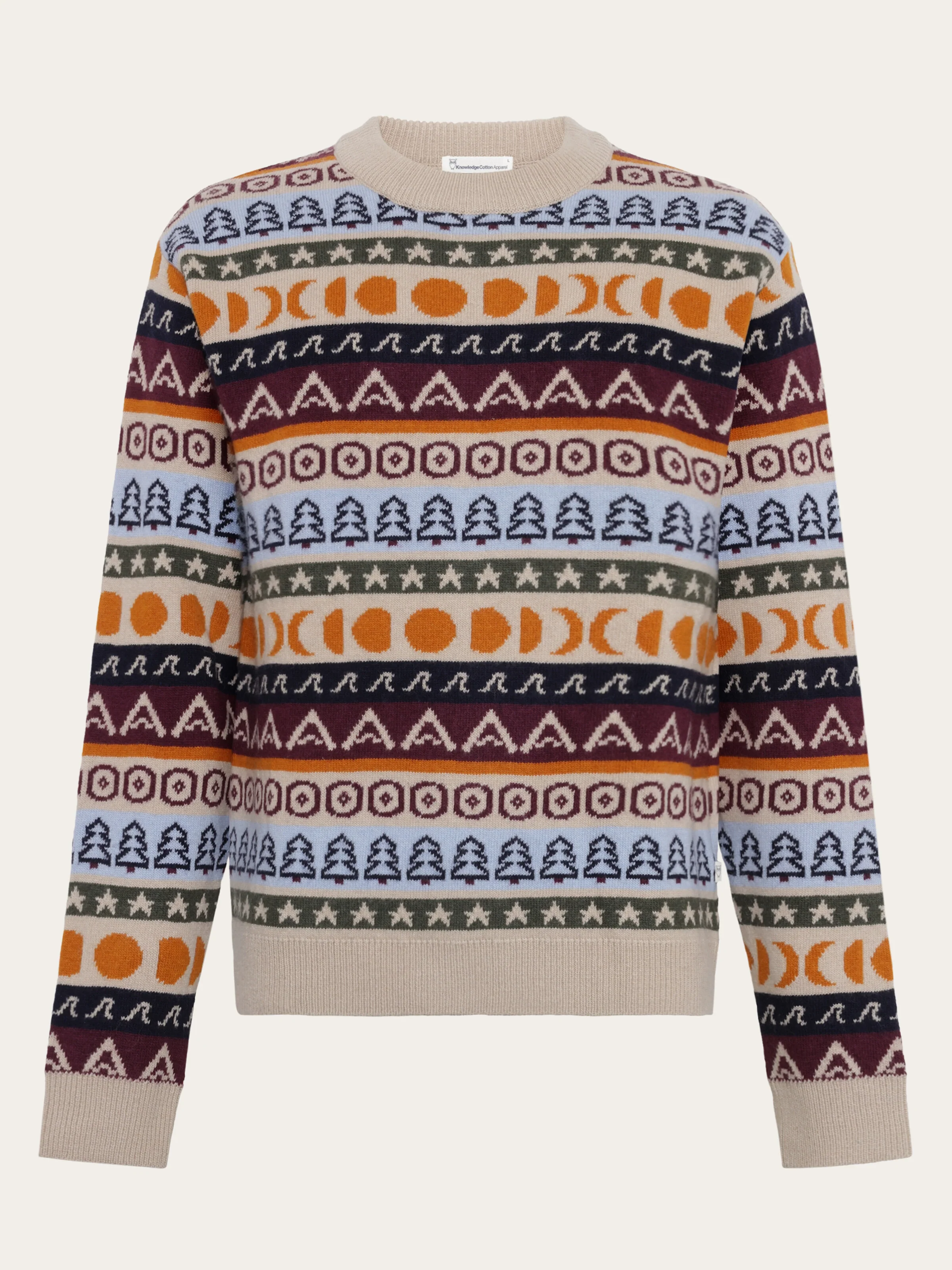 Lambswool Crew Neck Knit RWS - Red