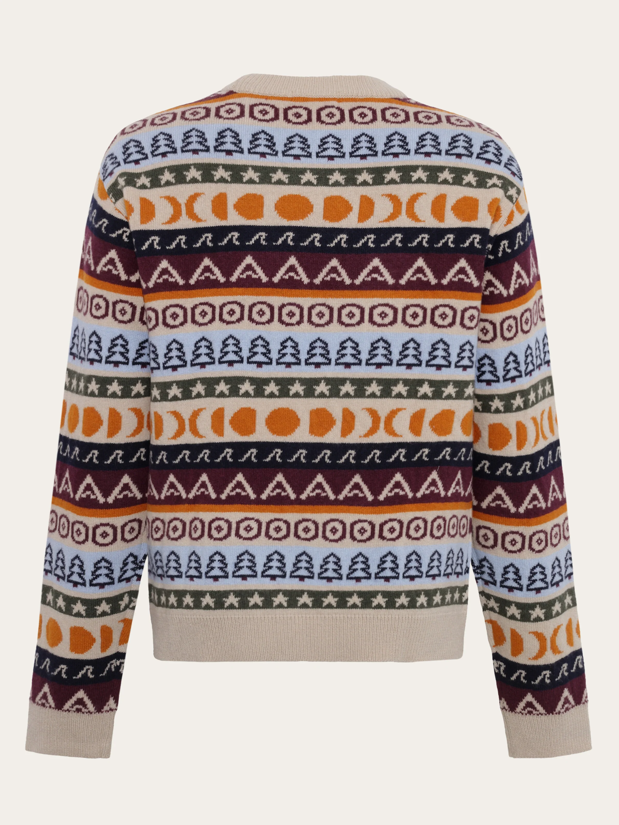 Lambswool Crew Neck Knit RWS - Red - Image 3