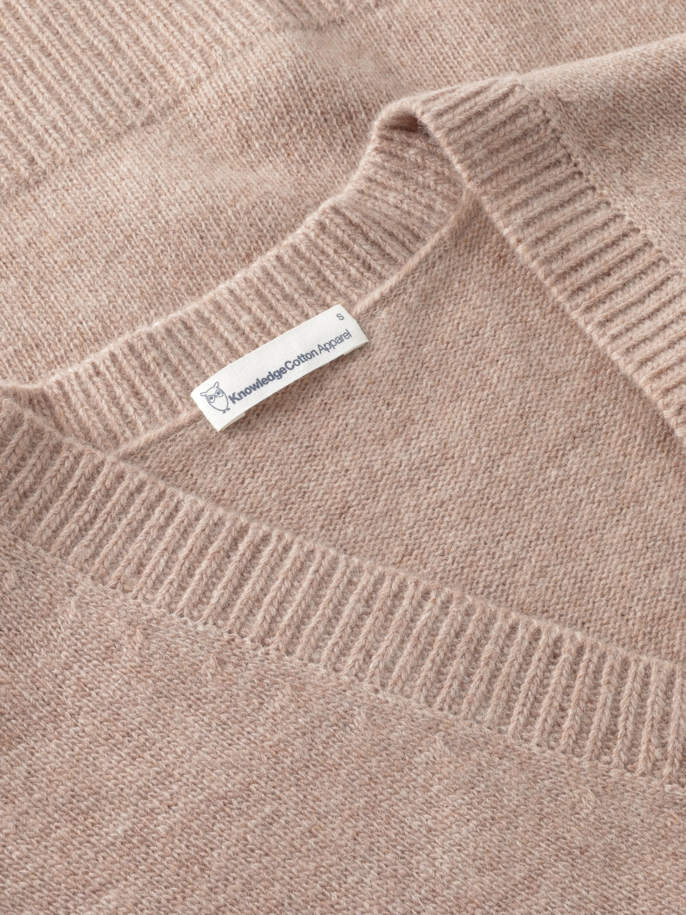 Lambswool vest RWS - Kelp melange - Image 4