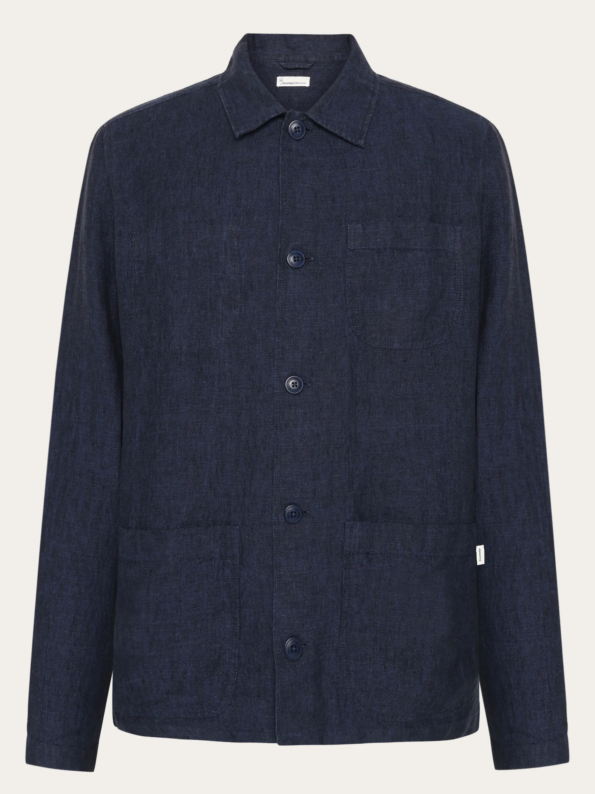 Linen overshirt - Yarndyed - Total Eclipse