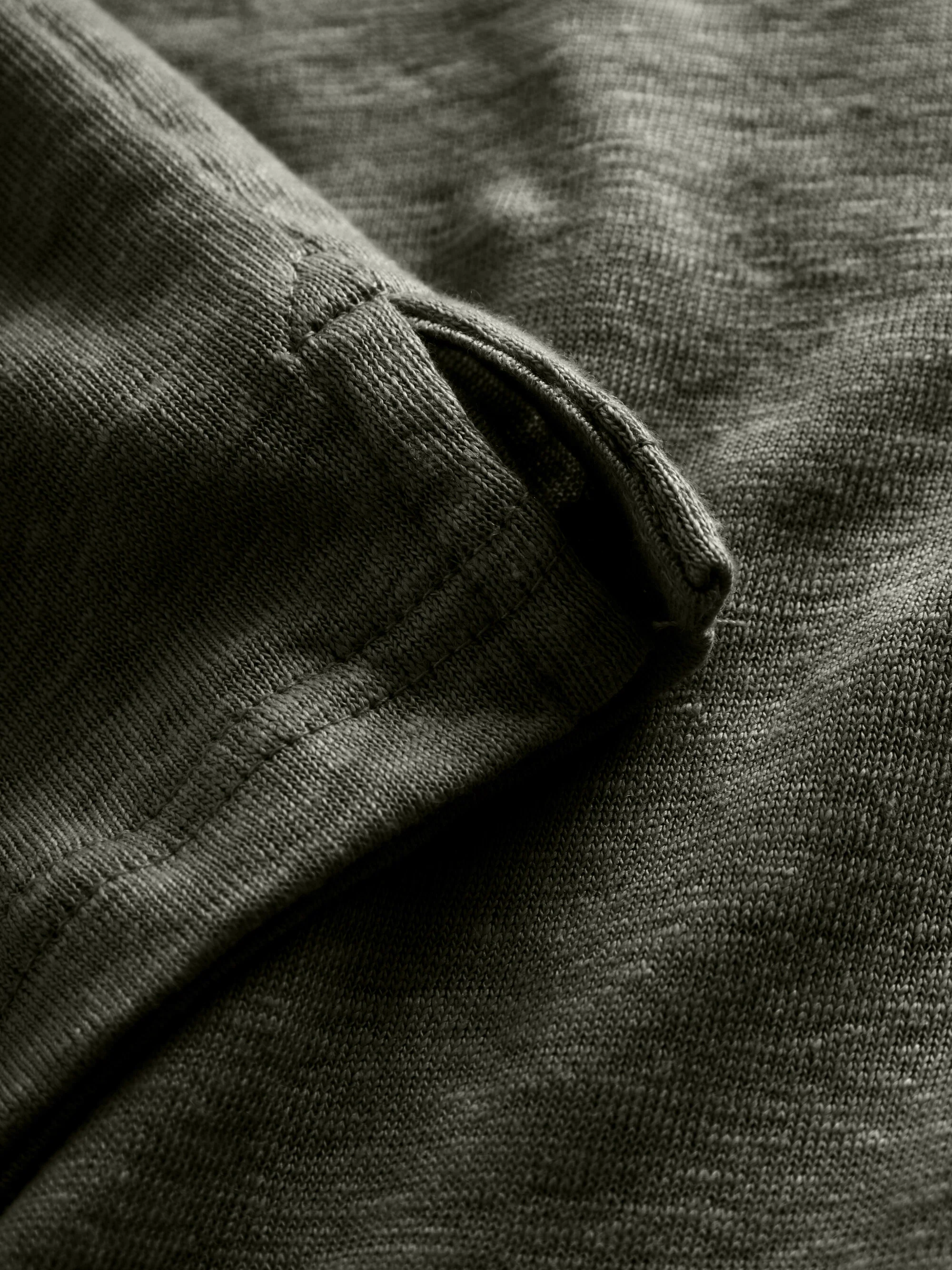 Linen polo - Forrest Night - Image 5