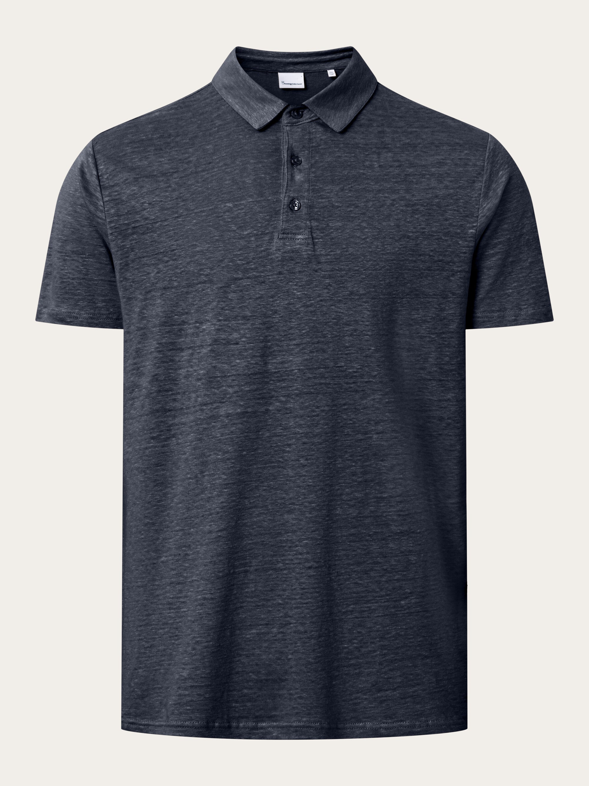 Linen polo - Total Eclipse