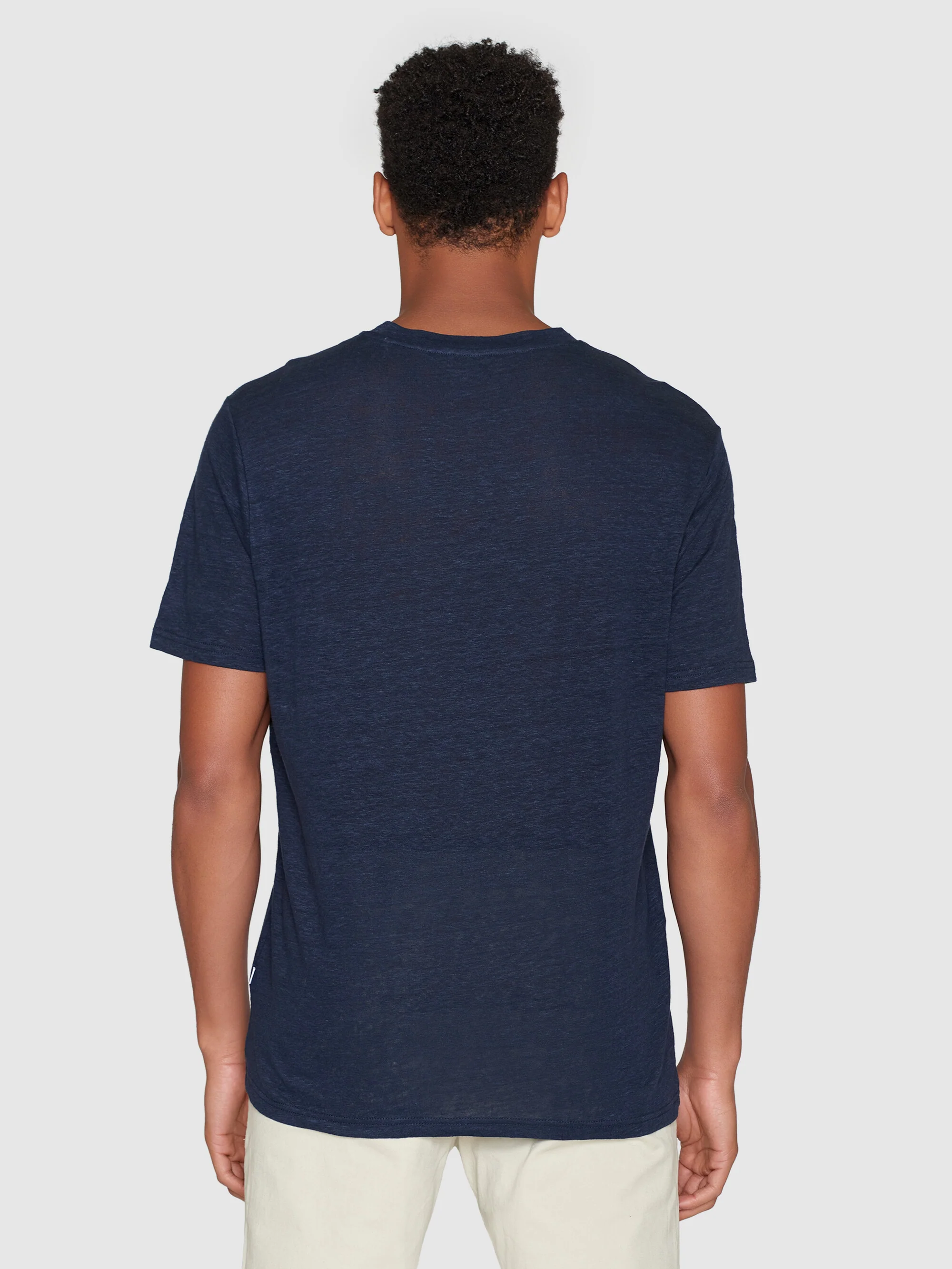 Linen t-shirt - Total Eclipse - Image 6