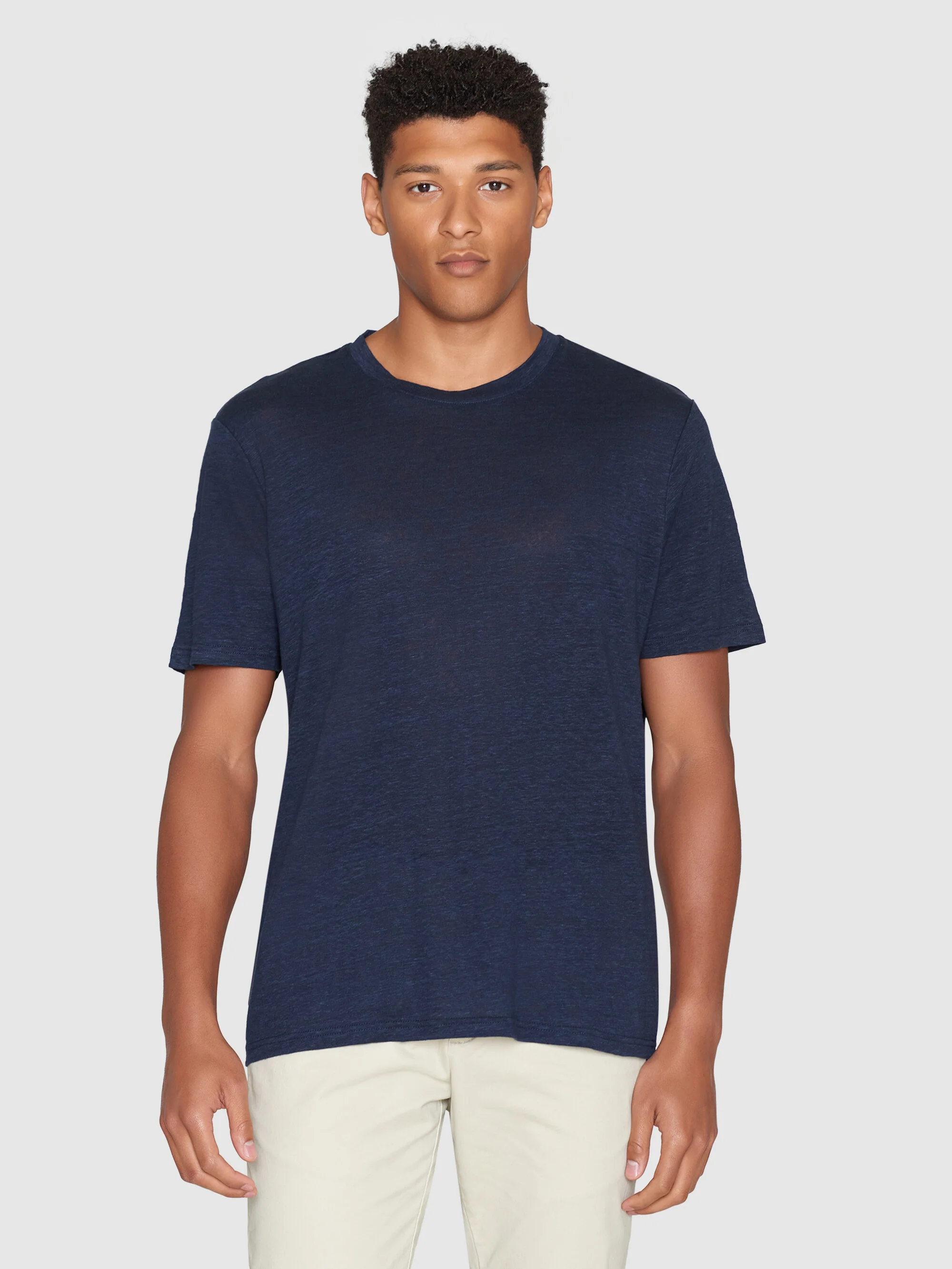 Linen t-shirt - Total Eclipse - Image 7