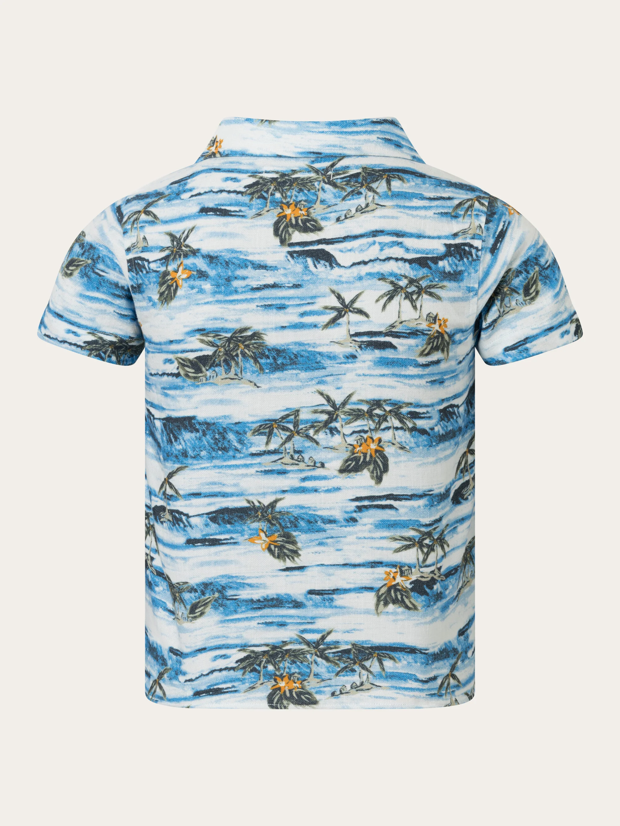 Loose fit AOP short sleeved shirt - AOP - Image 2