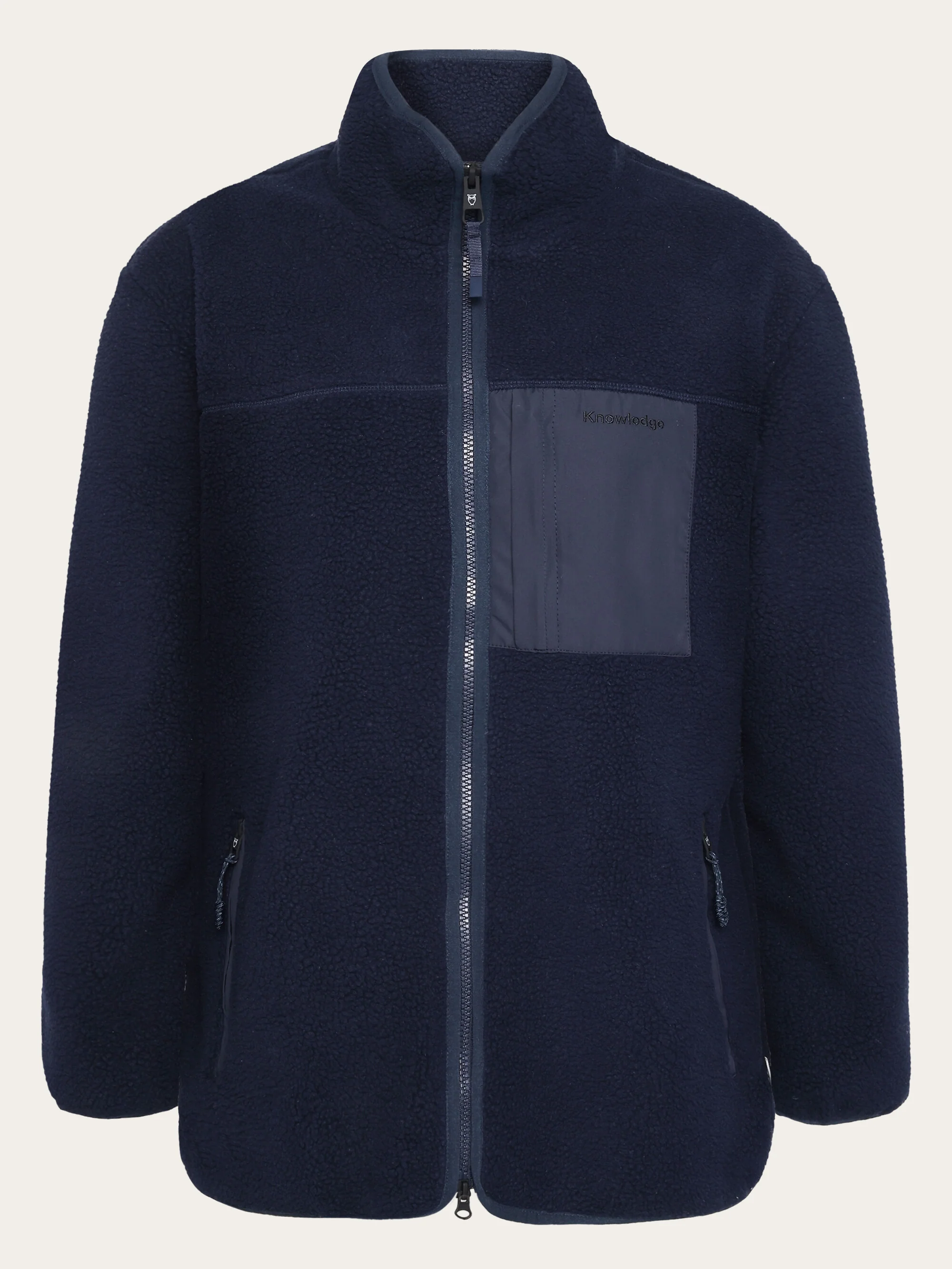Loose fit Zip Fleece - GRS/Vegan - Night Sky
