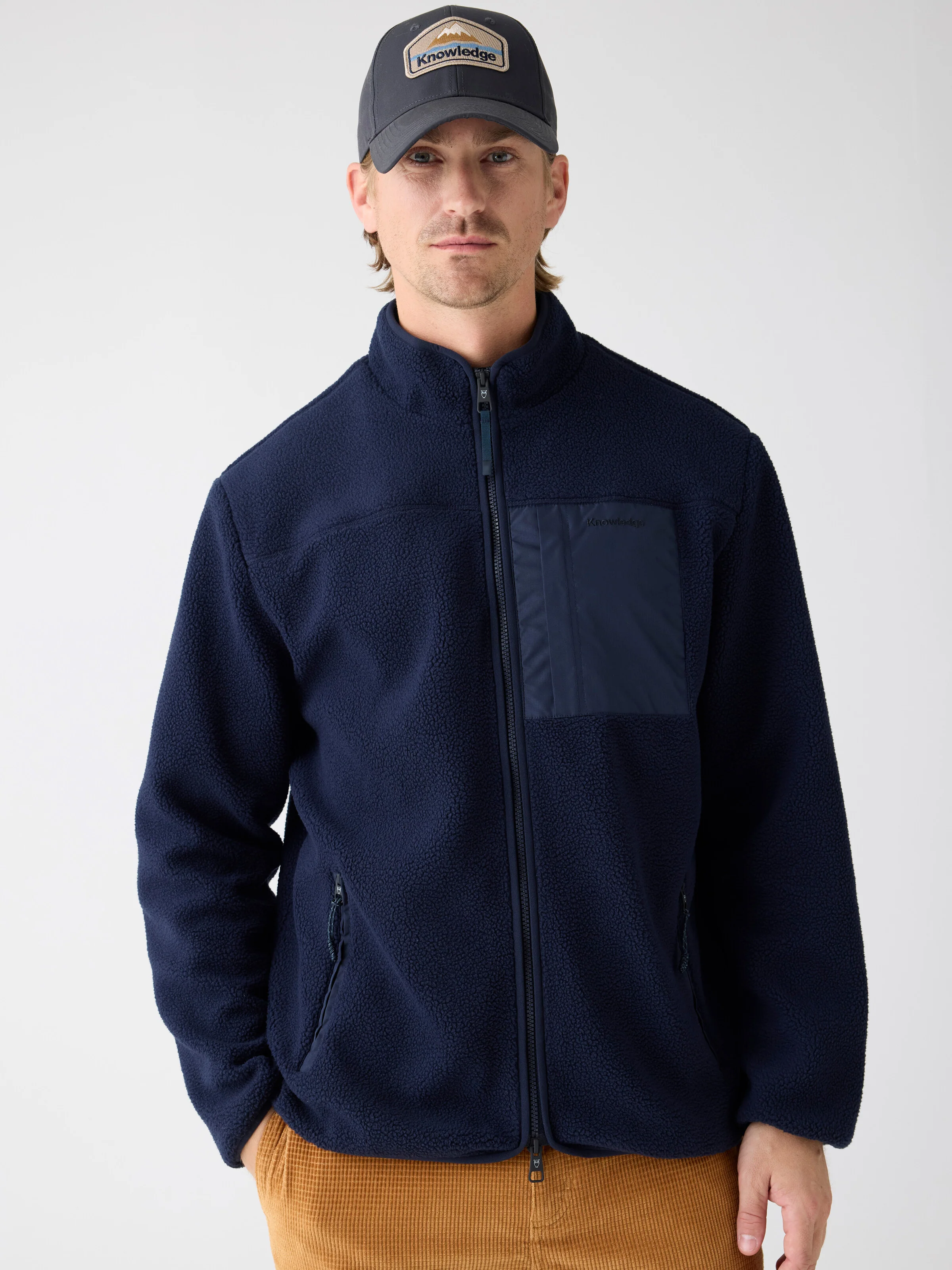 Loose Fit Zip Fleece - GRS/Vegan - Night Sky - Image 2