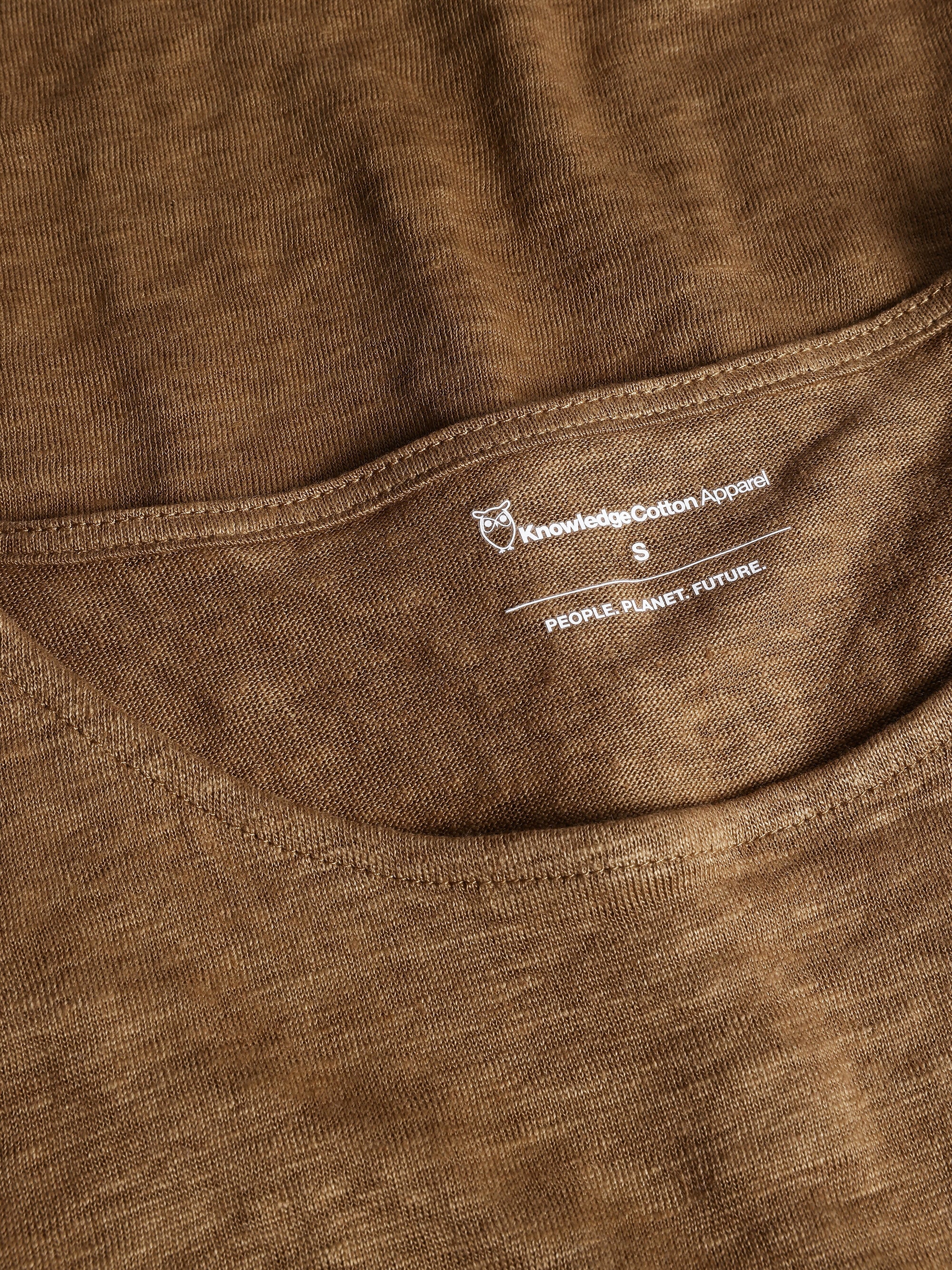 Loose fold up linen t-shirt - Tuffet - Image 2