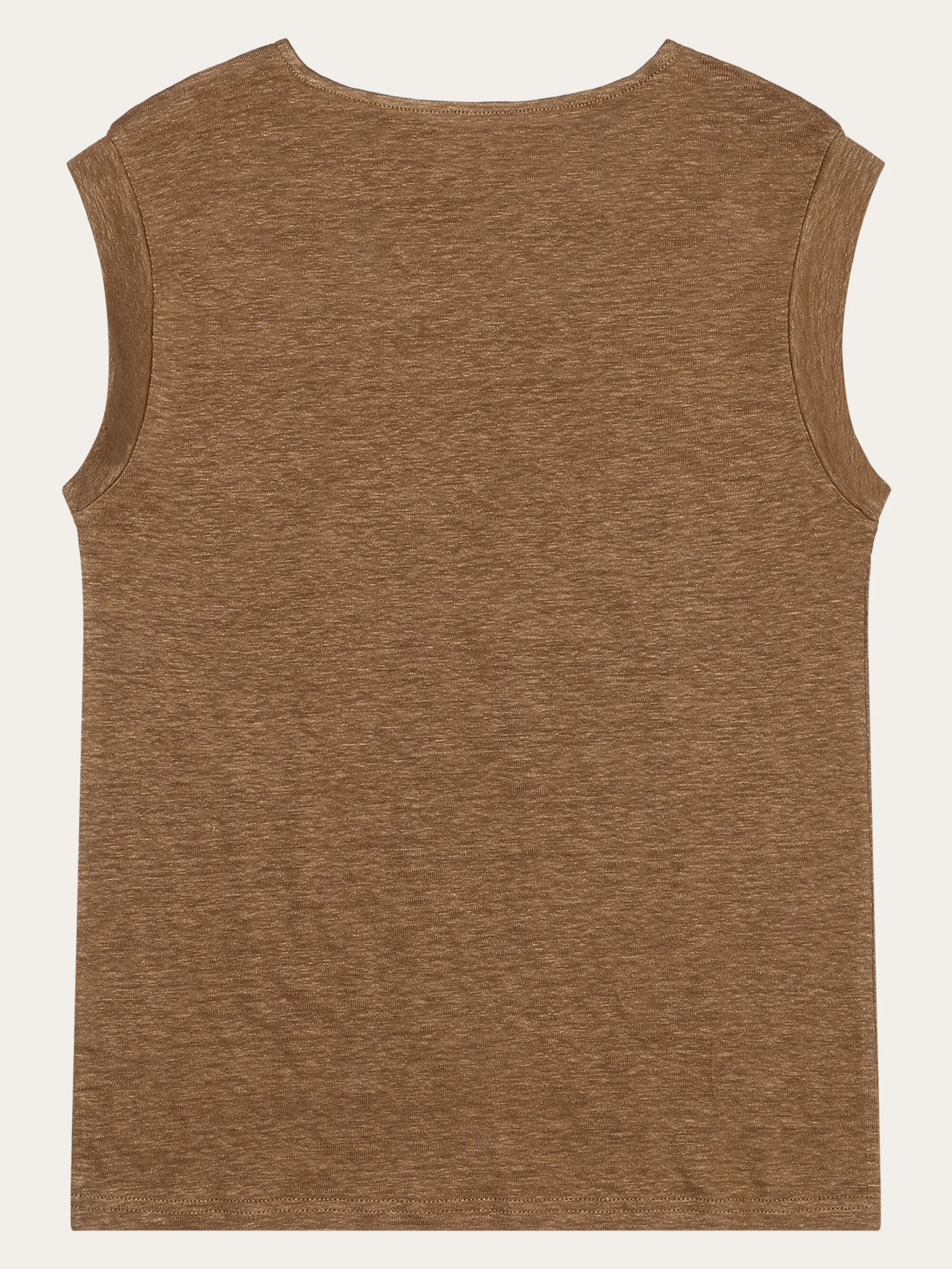 Loose fold up linen t-shirt - Tuffet - Image 3
