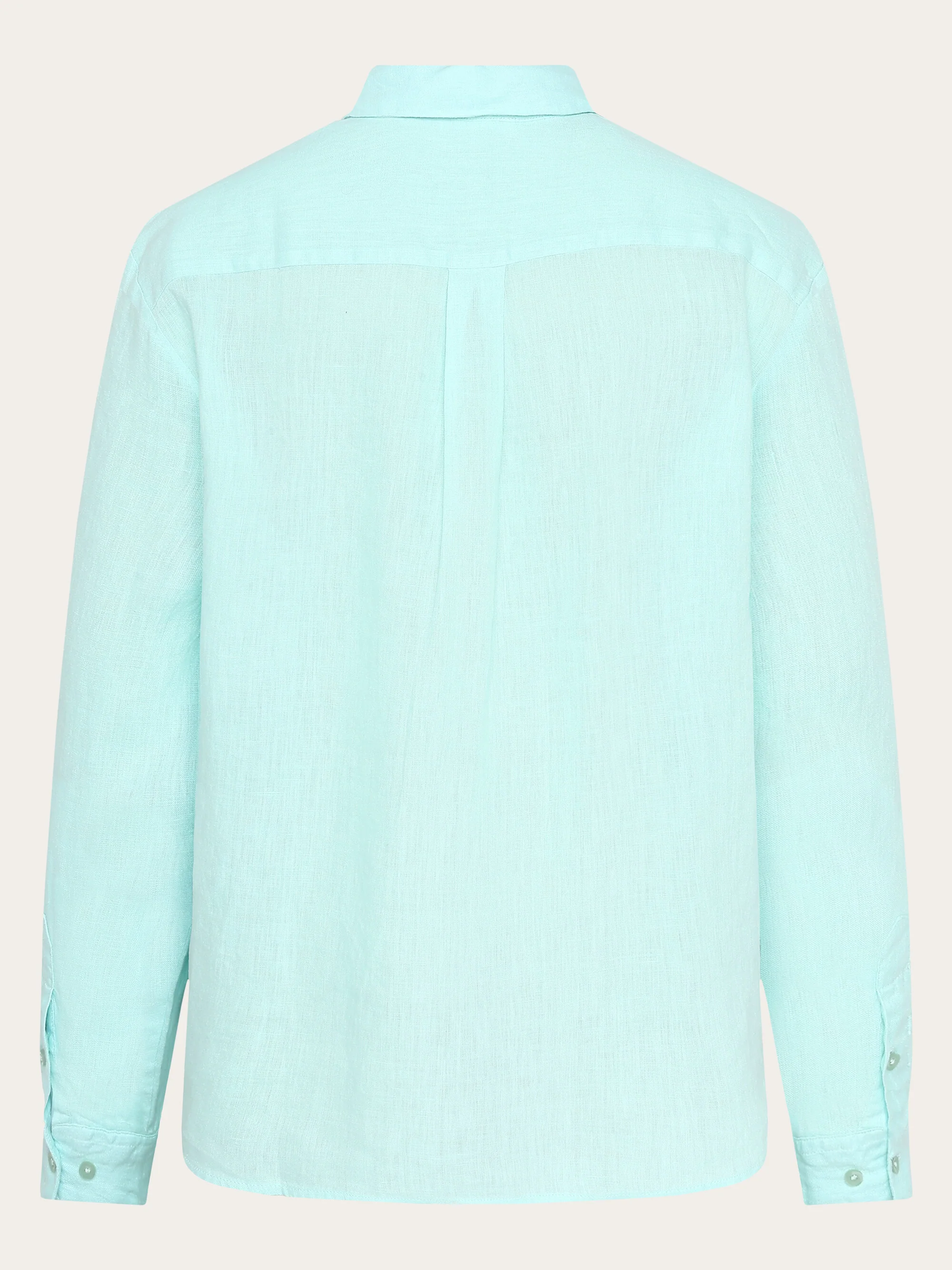 Loose linen shirt - Aqua-Esque - Image 3