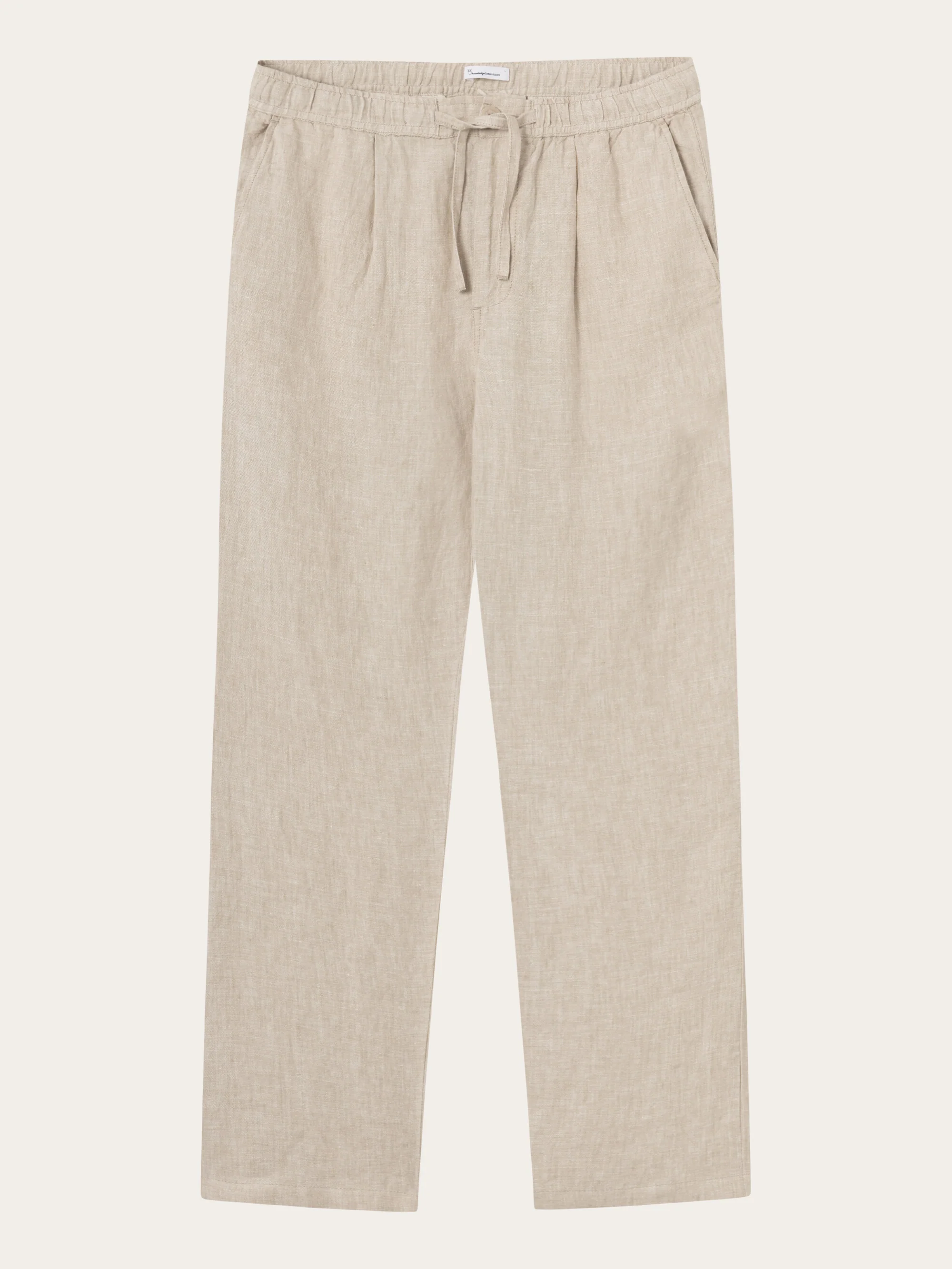 Loose linen pant - Yarndyed - Light feather gray