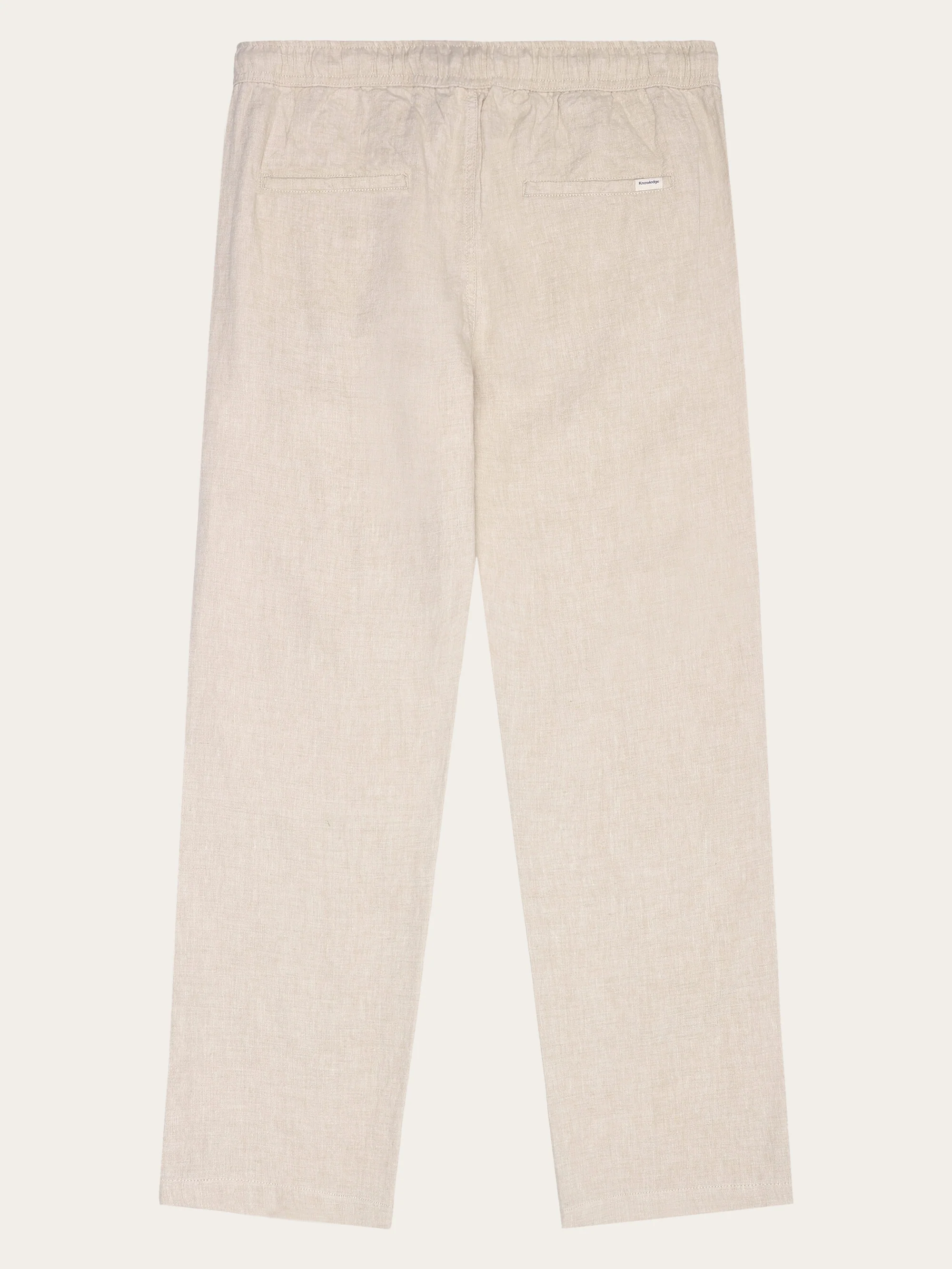 Loose linen pant - Yarndyed - Light feather gray - Image 7