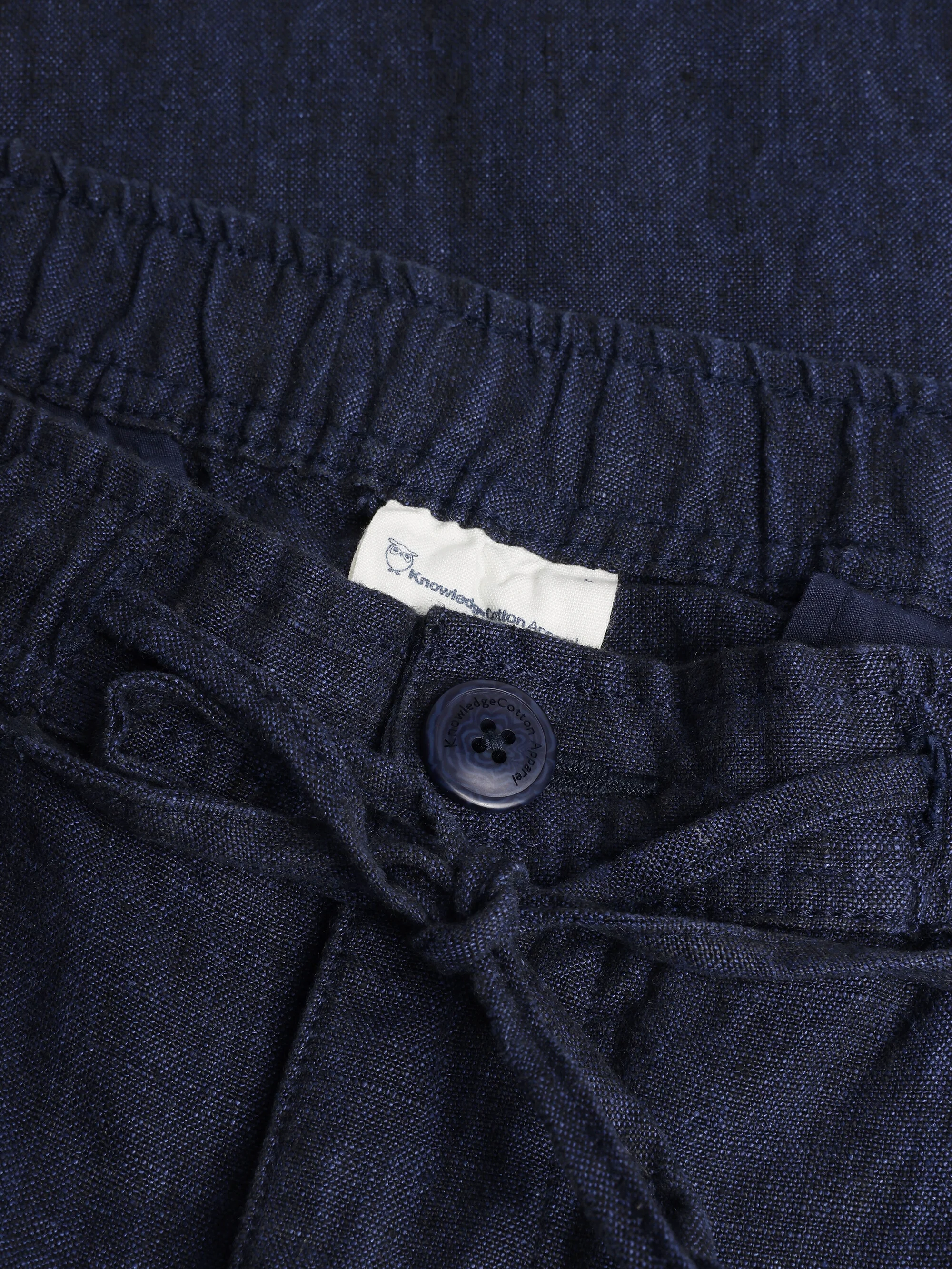 Loose linen pant - Yarndyed - Total Eclipse - Image 2