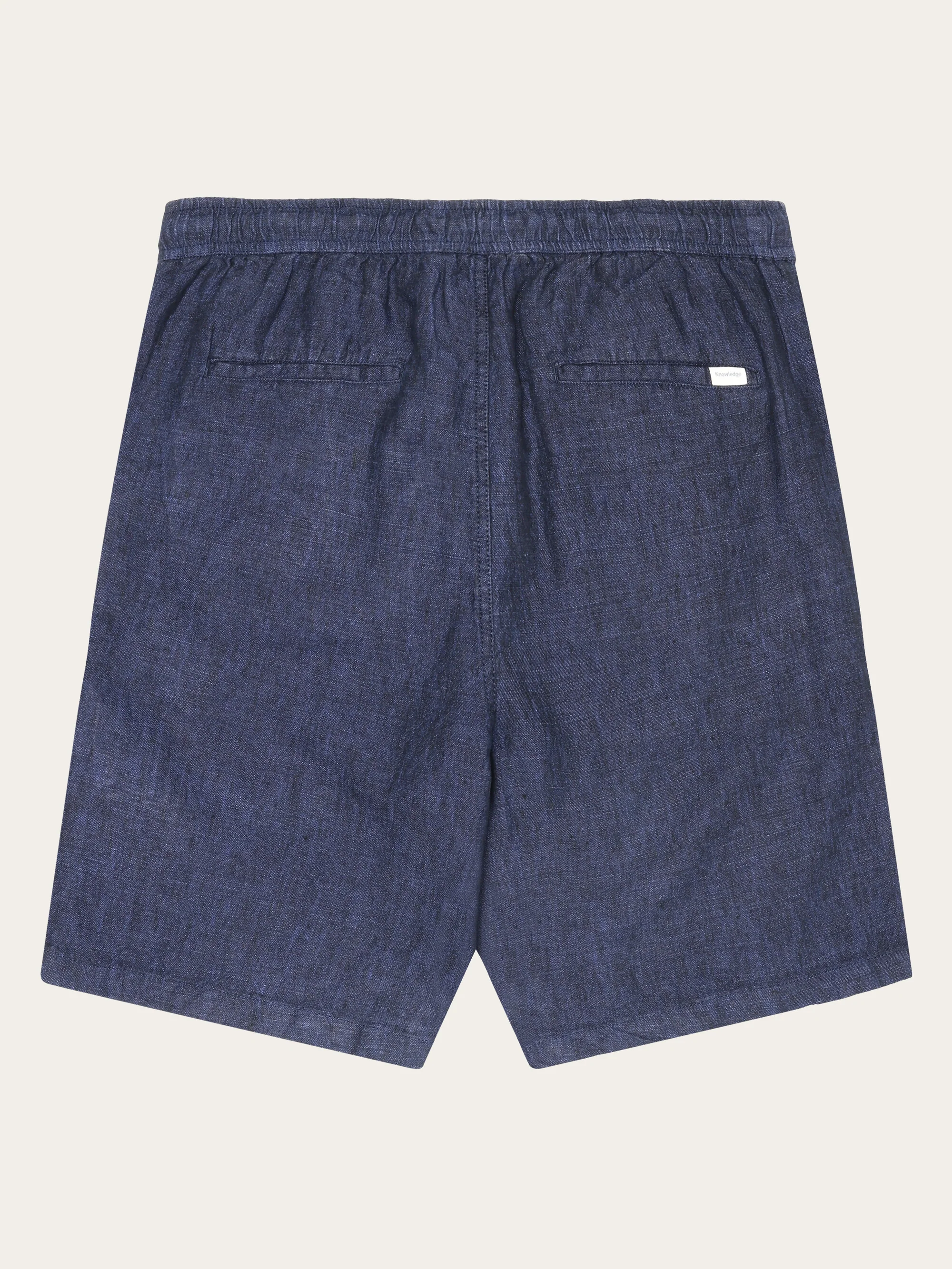 Loose Linen shorts - Yarndyed - Total Eclipse - Image 3