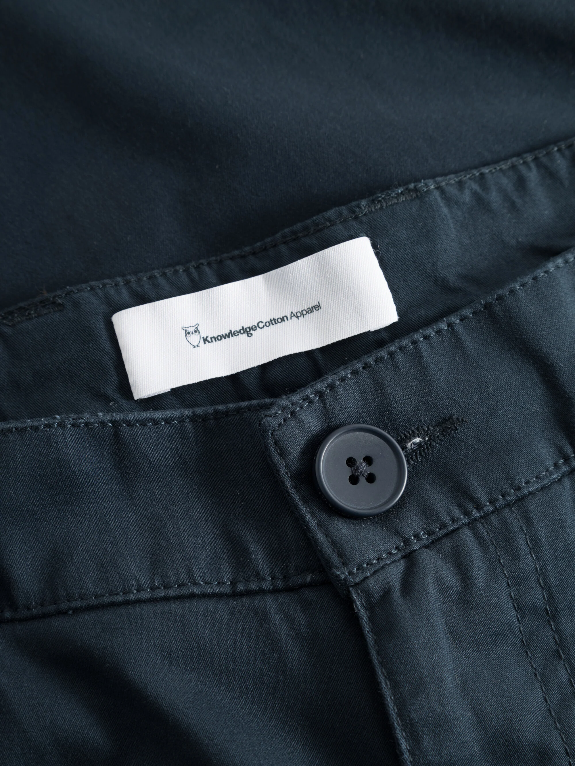 LUCA slim twill chino pants - Total Eclipse - Image 4