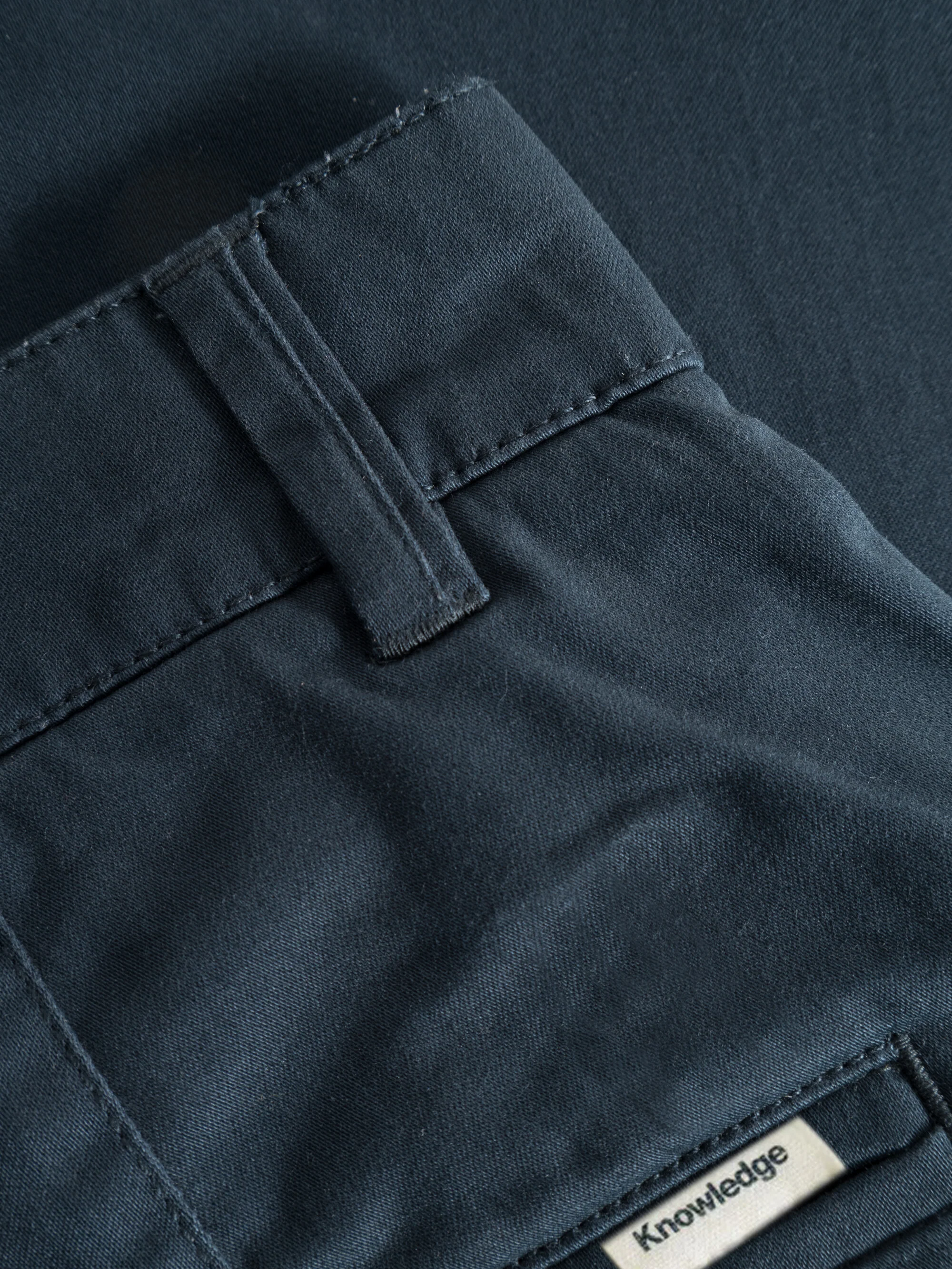 LUCA slim twill chino pants - Total Eclipse - Image 5
