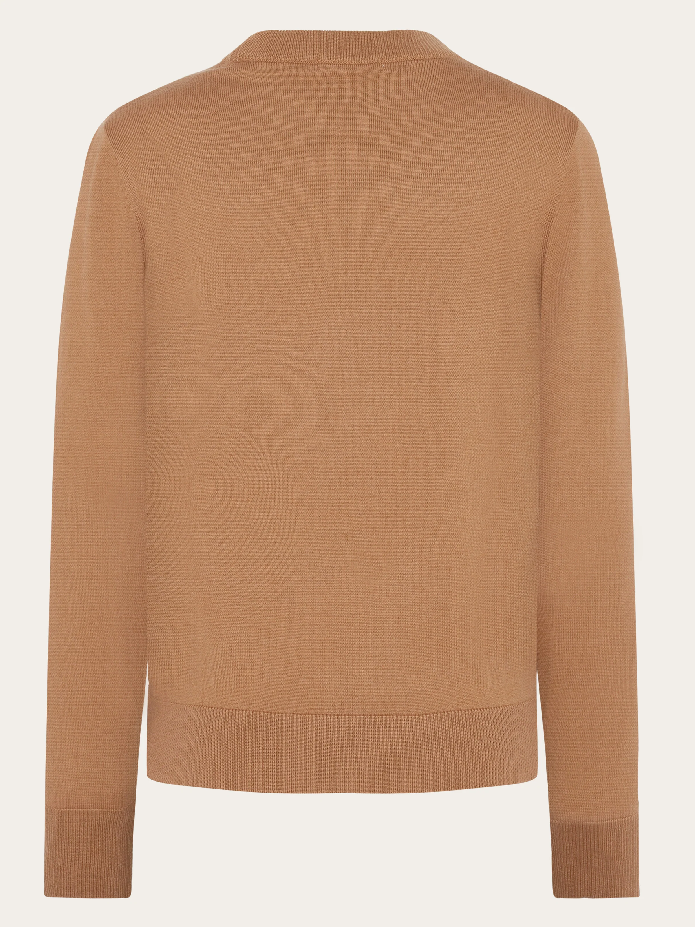 Merino crew neck sweater - Apple Cinnamon - Image 2