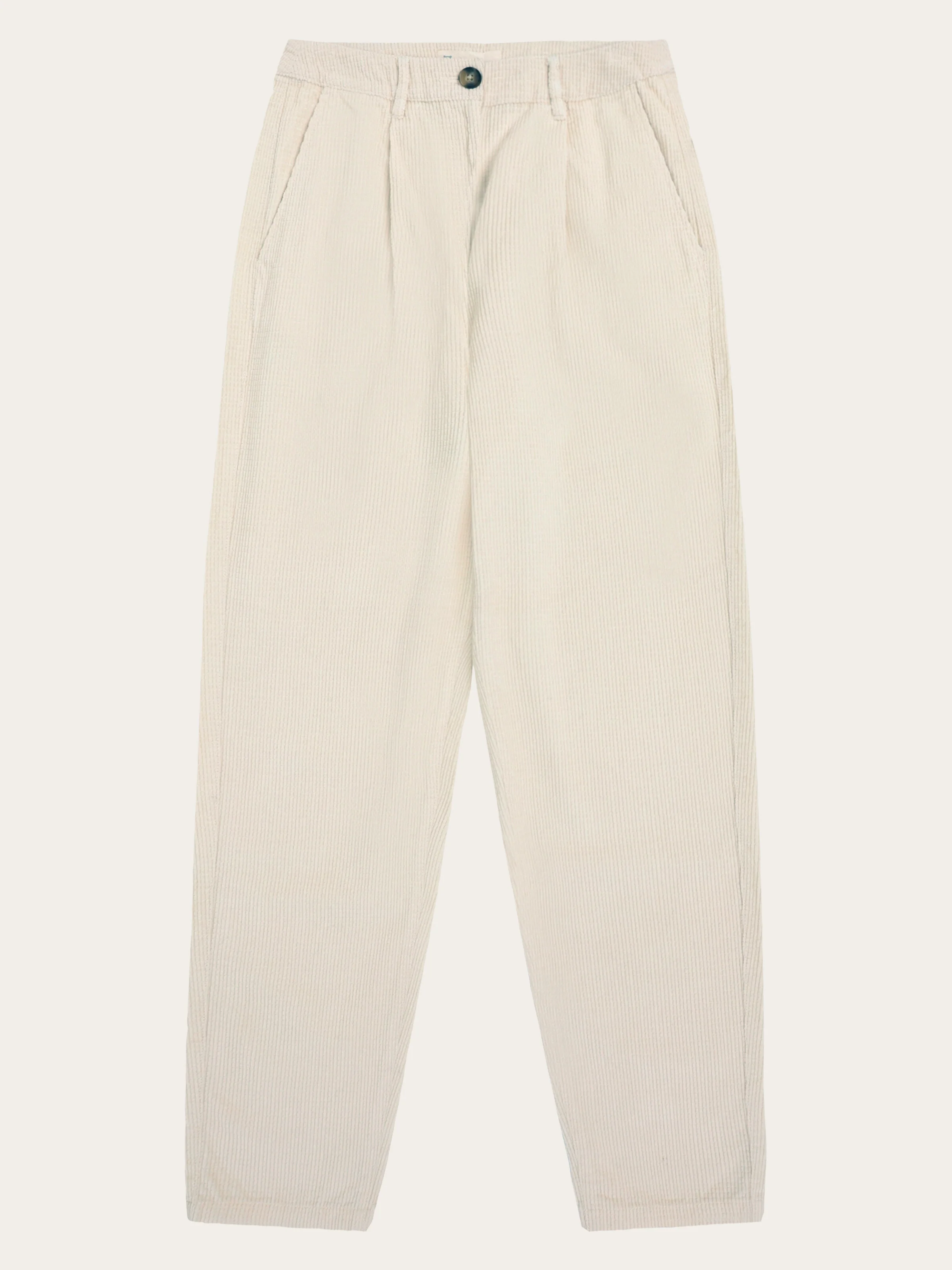 Organic Cotton Chloe Corduroy Pant GOTS - Egret