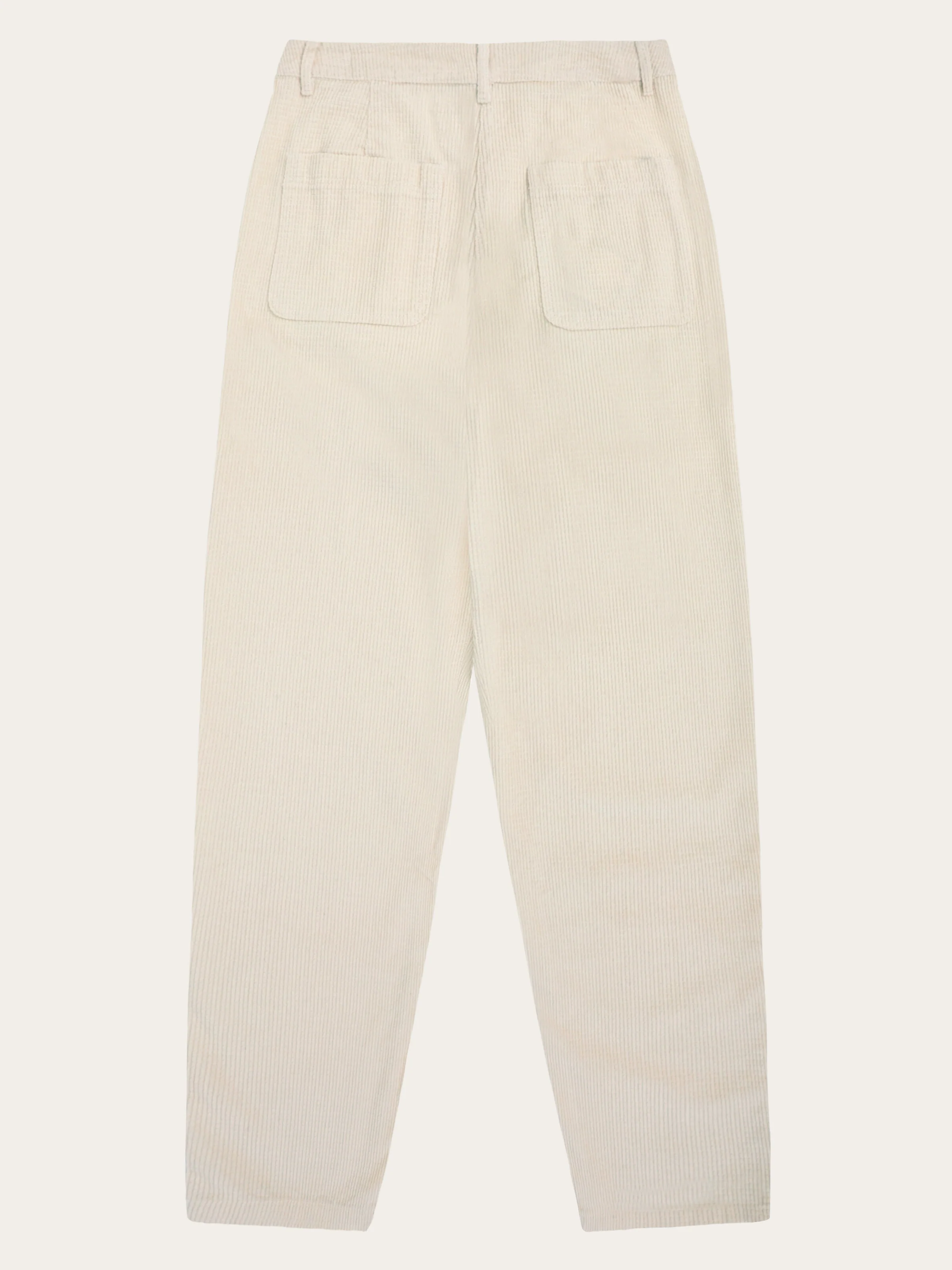 Organic Cotton Chloe Corduroy Pant GOTS - Egret - Image 3