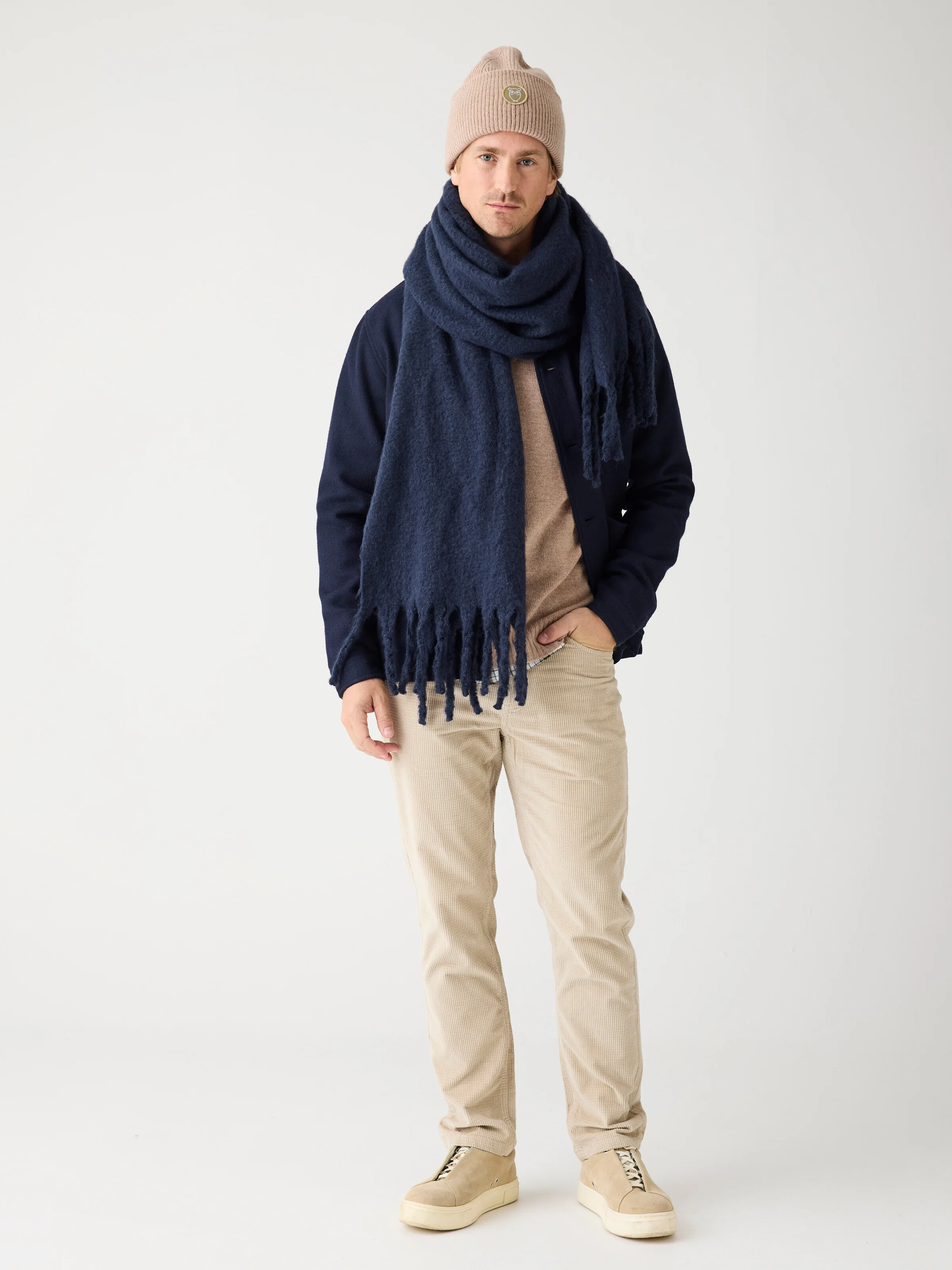 Organic Cotton Chuck 5-pocket Corduroy Pants GOTS - Light feather gray - Image 2